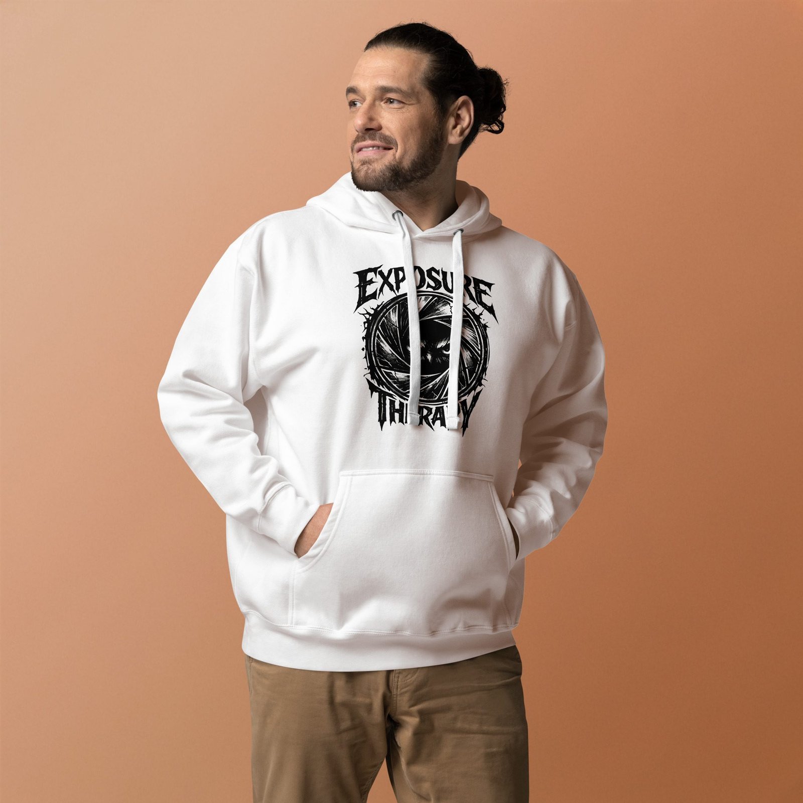 Photographers Graphic Hoodie | Exposure Therapy | Knotted Tree Studios - Image 4