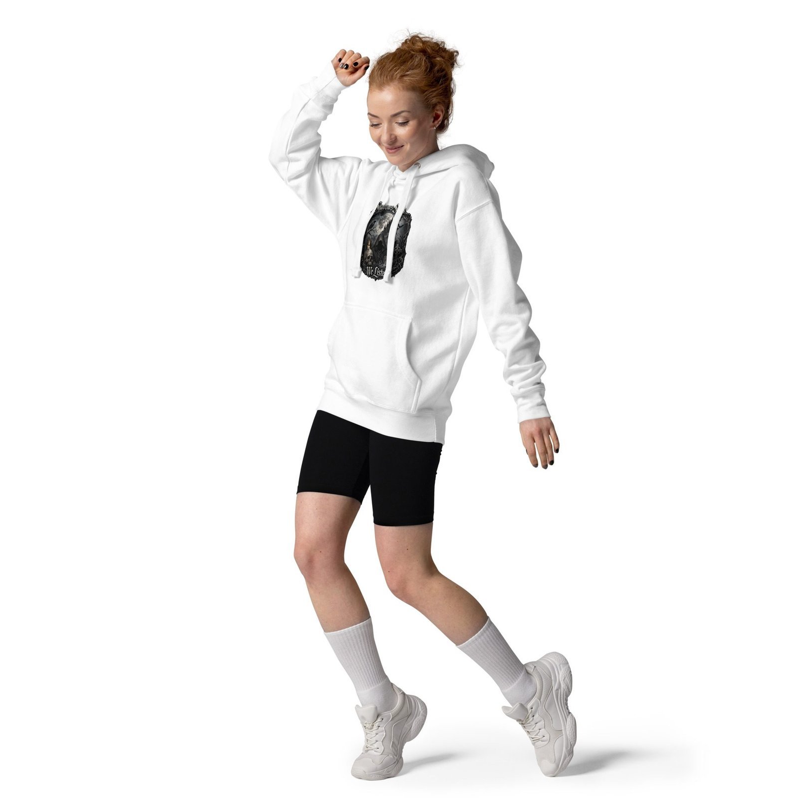 Dark Art Graphic Hoodie | Shadows Speak We Listen | Knotted Tree Studios - Image 5