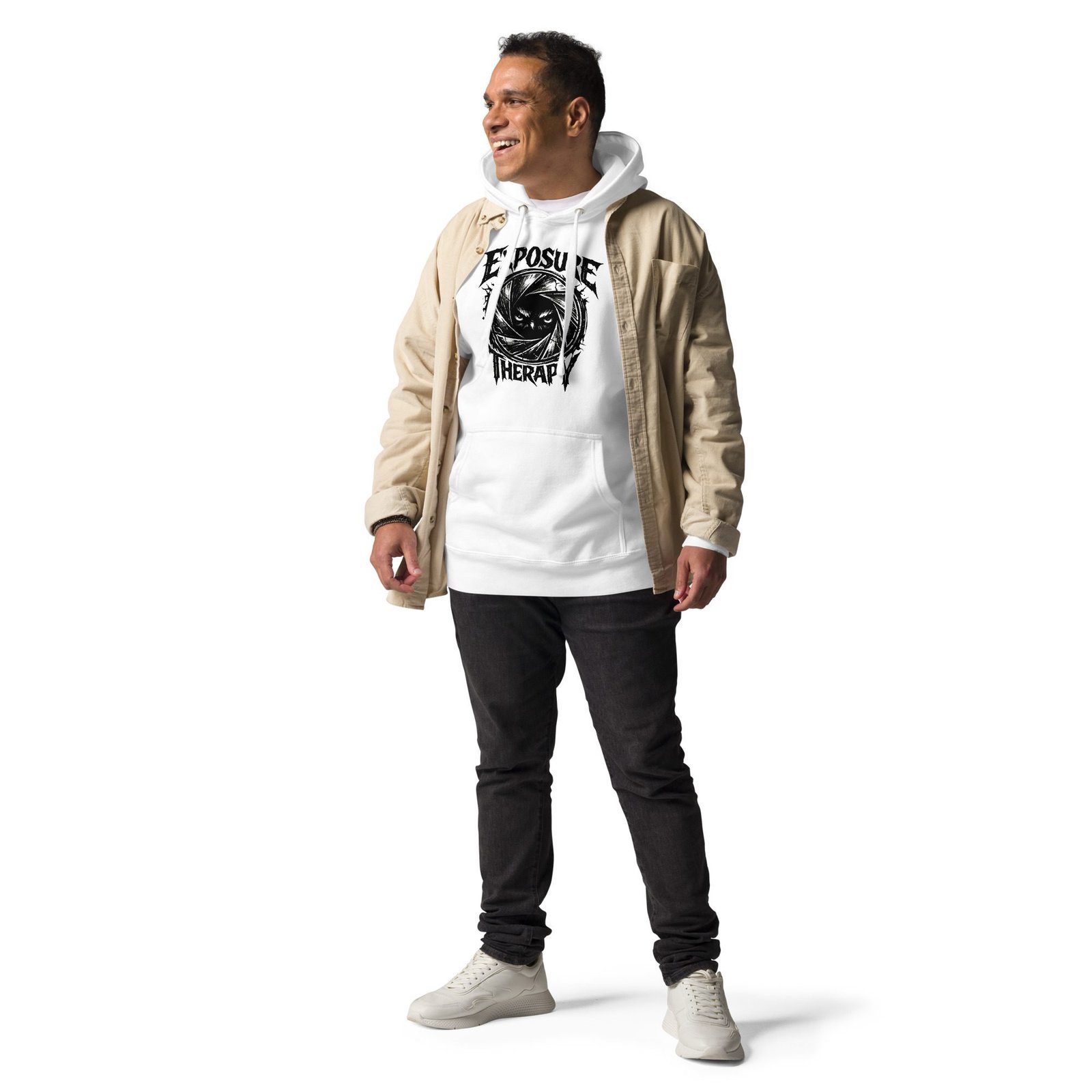 Photographers Graphic Hoodie | Exposure Therapy | Knotted Tree Studios - Image 2