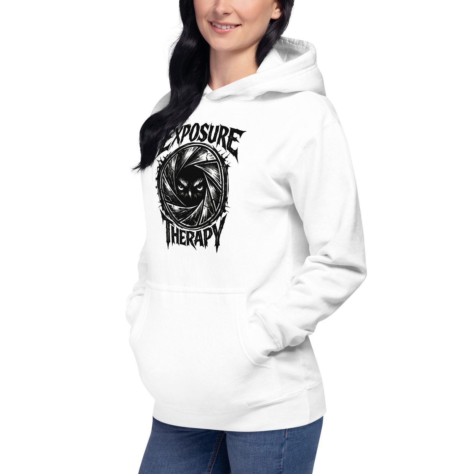 Photographers Graphic Hoodie | Exposure Therapy | Knotted Tree Studios - Image 5