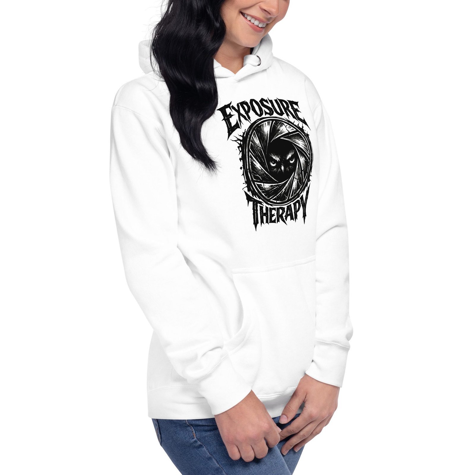 Photographers Graphic Hoodie | Exposure Therapy | Knotted Tree Studios - Image 6