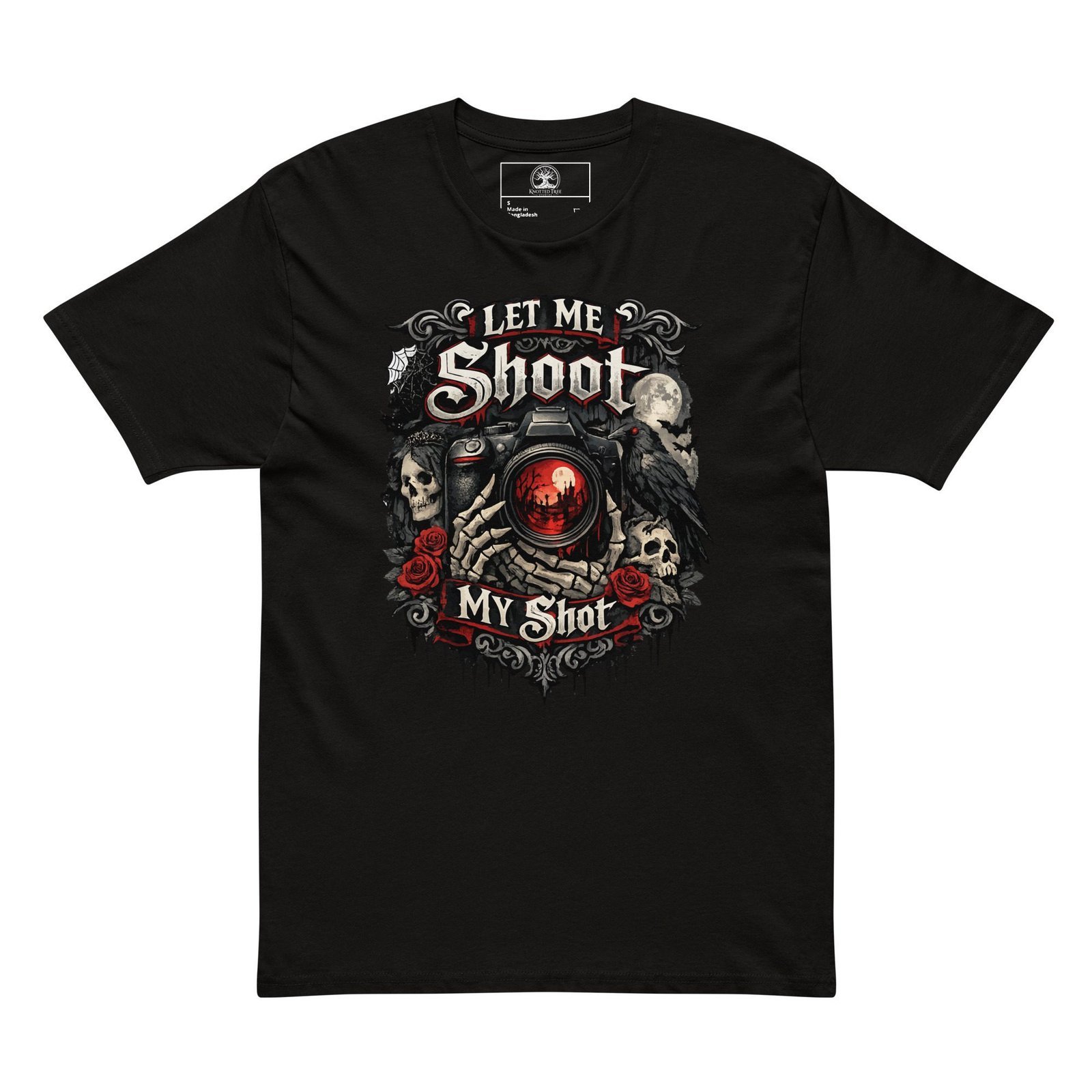 Photographers Graphic Tee | Let Me Shoot My Shot | Knotted Tree Studios - Image 9