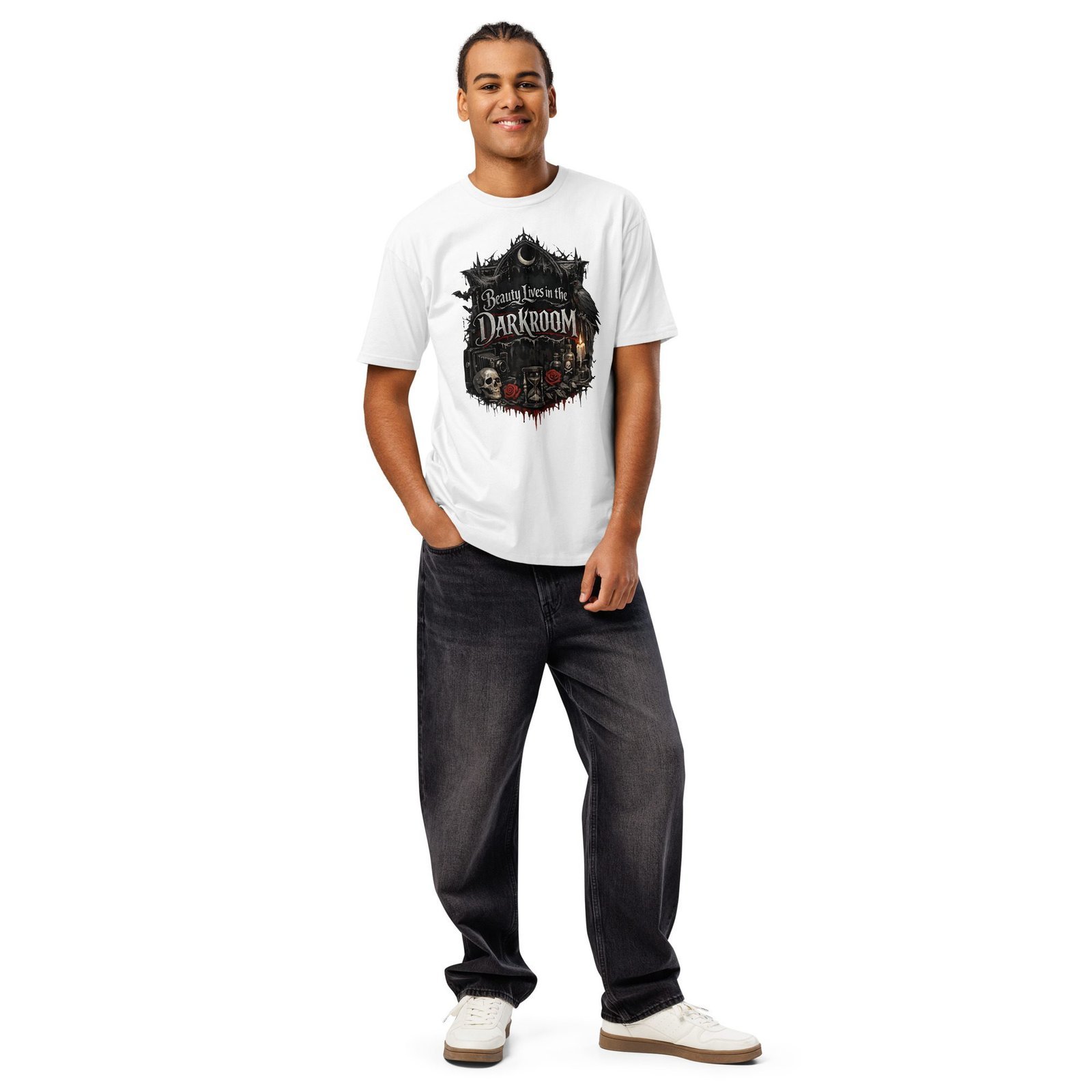 Photographers Graphic Tee | Beauty Lives In The Darkroom | Knotted Tree Studios - Image 9