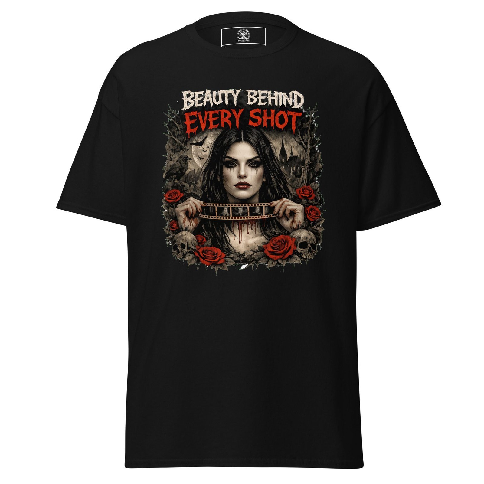 Photographers Graphic Tee | Beauty Behind Every Shot | Knotted Tree Studios - Image 2