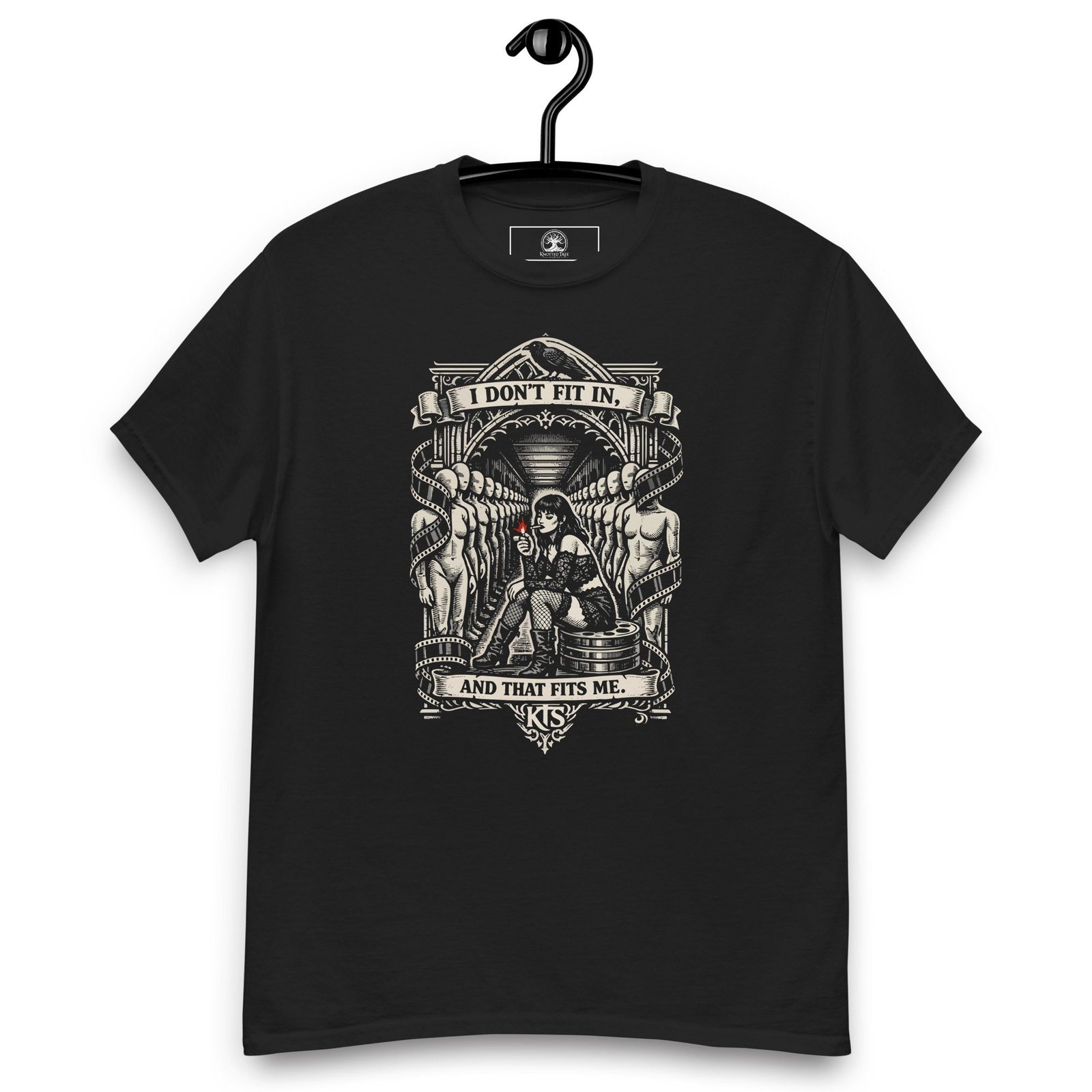 Dark Art Graphic Tee | That Fits Me | Knotted Tree Studios - Image 4