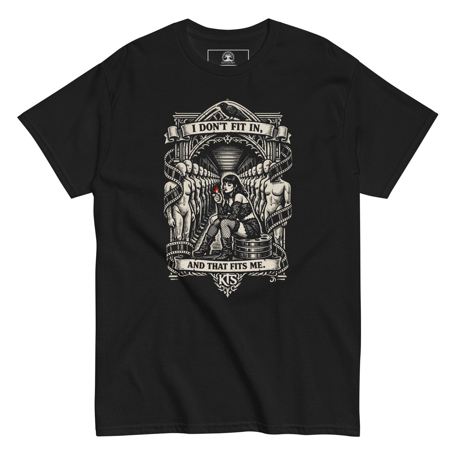Dark Art Graphic Tee | That Fits Me | Knotted Tree Studios - Image 2
