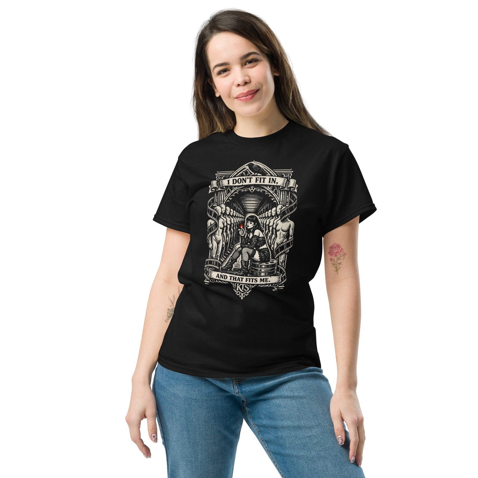 Dark Art Graphic Tee | That Fits Me | Knotted Tree Studios - Image 3