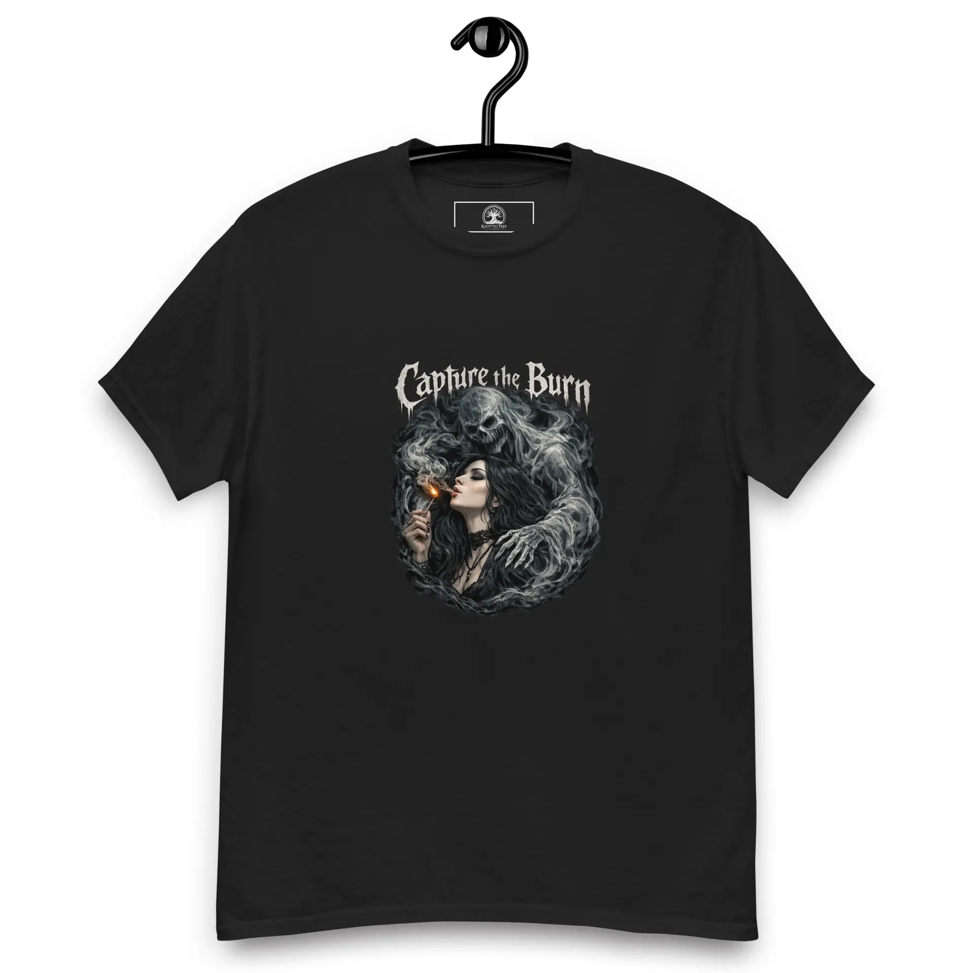 Dark Art Graphic Tee | Capture the Burn | Knotted Tree Studios - Image 5