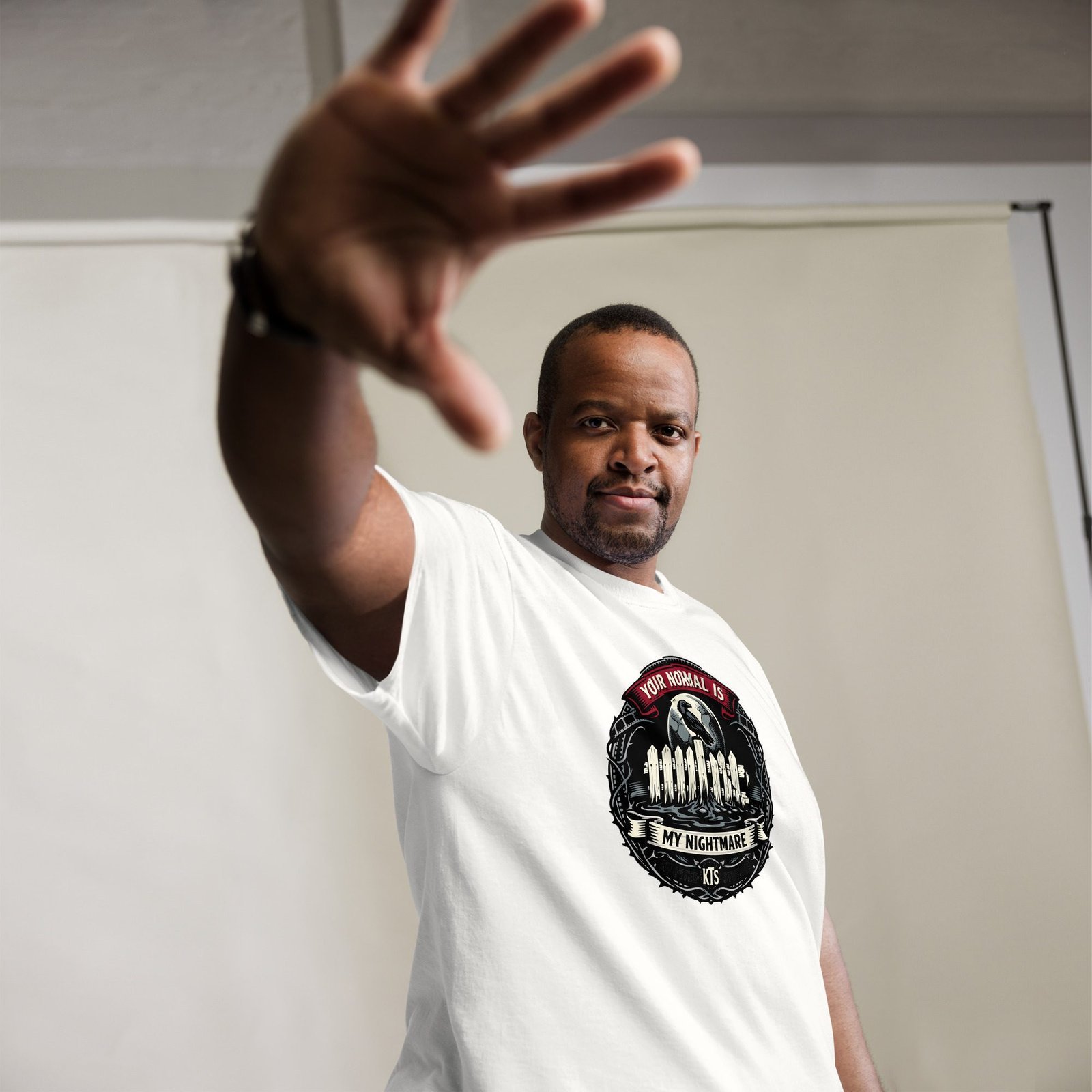 Dark Art Graphic Tee | Your Normal Is My Nightmare | Knotted Tree Studios - Image 5