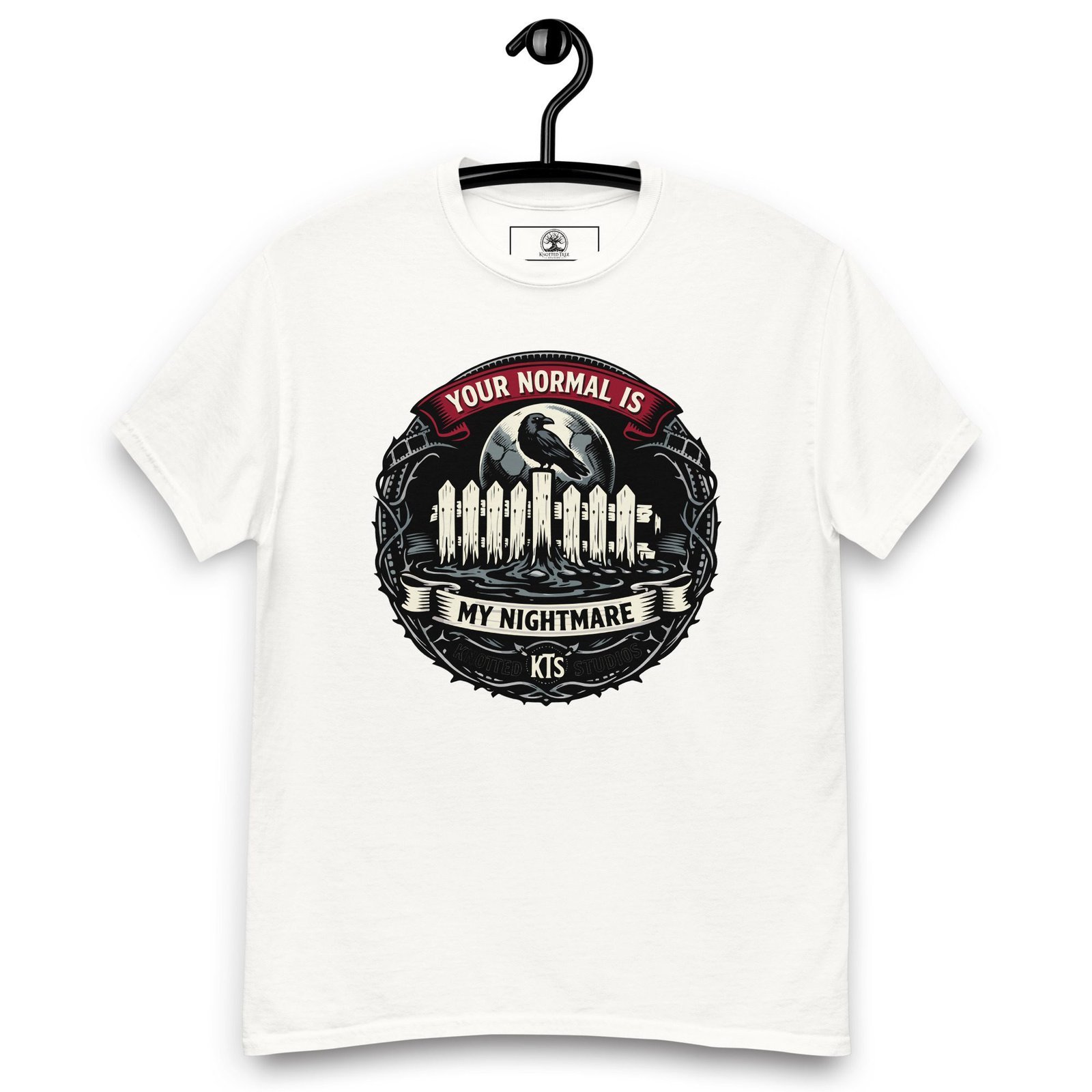 Dark Art Graphic Tee | Your Normal Is My Nightmare | Knotted Tree Studios - Image 4