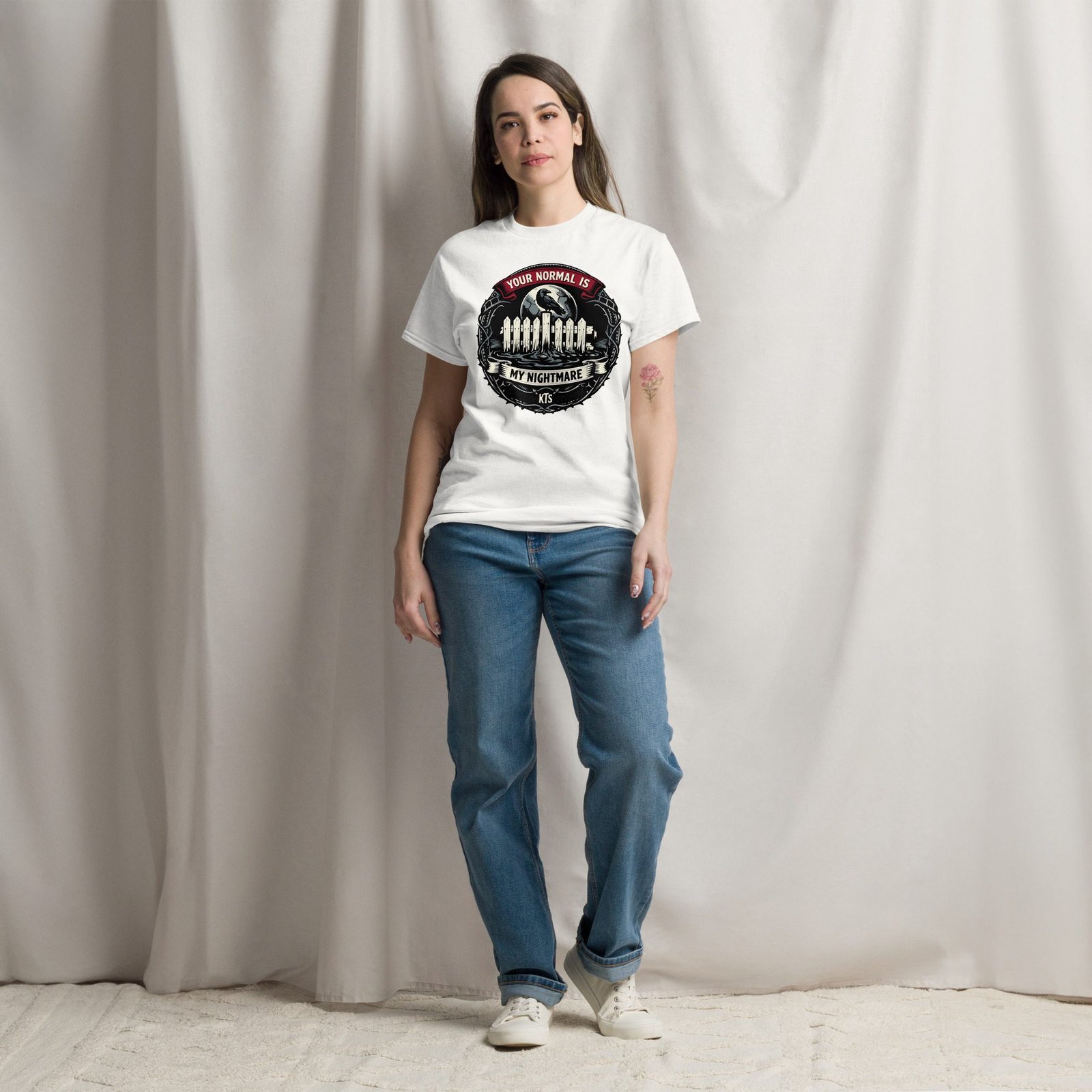 Dark Art Graphic Tee | Your Normal Is My Nightmare | Knotted Tree Studios - Image 6