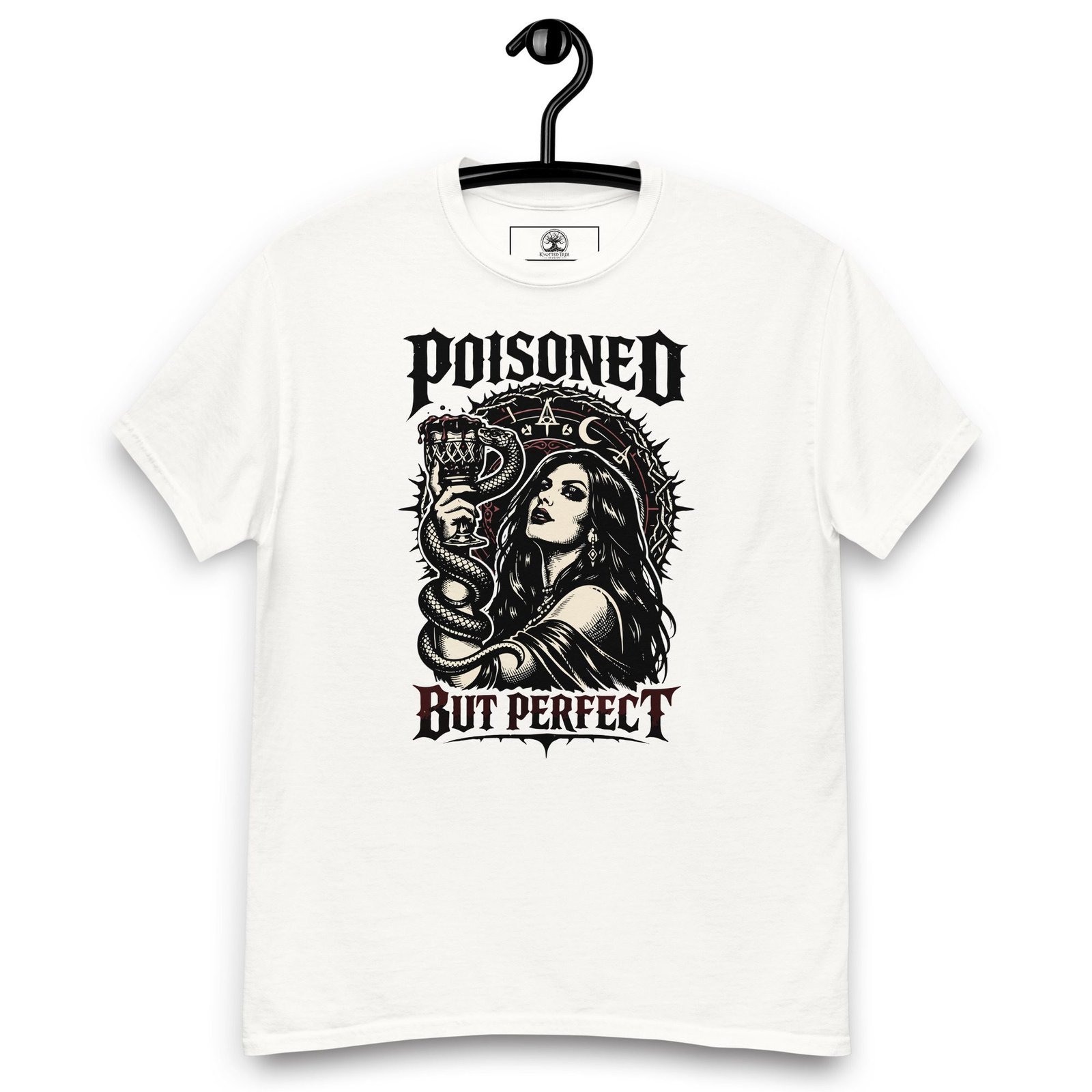 Dark Art Graphic Tee | Poisoned But Perfect | Knotted Tree Studios - Image 4