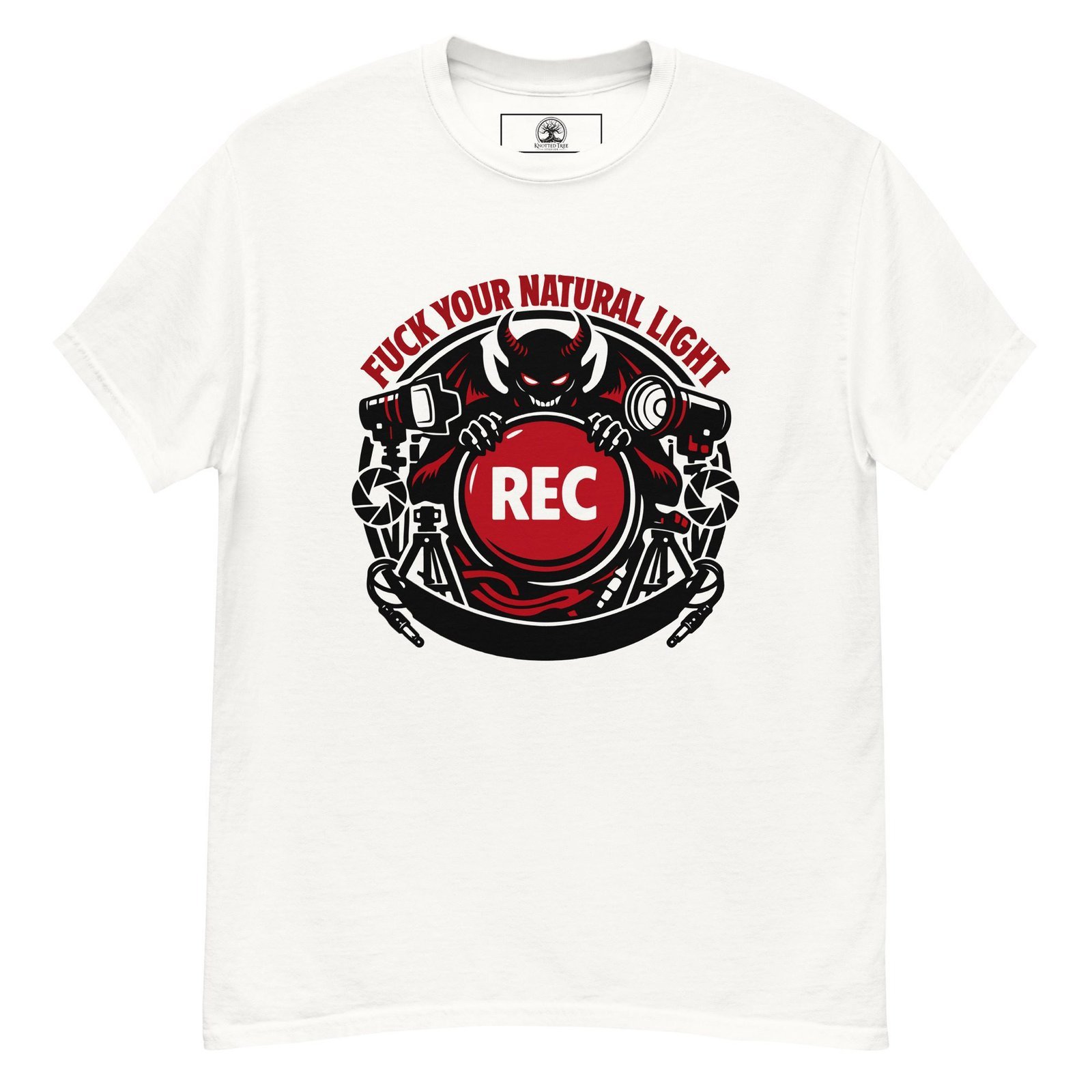 Dark Art Graphic Tee | Fuck Your Natural Light | Knotted Tree Studios - Image 2