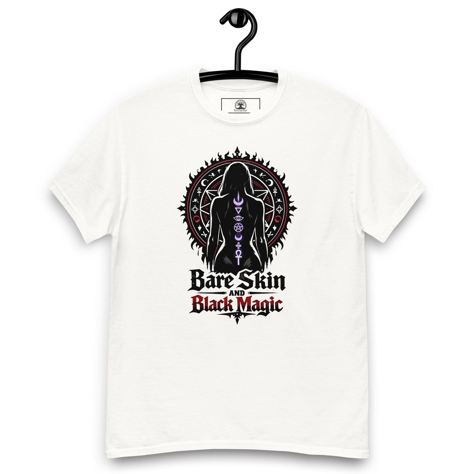 Dark Art Graphic Tee | Bare Skin & Black Magic | Knotted Tree Studios - Image 5