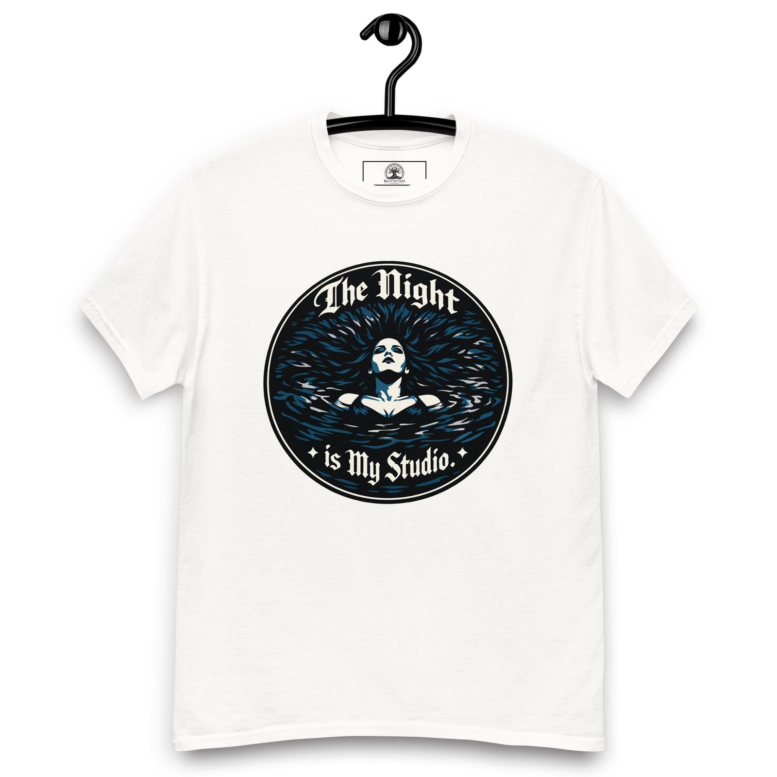 Dark Art Graphic Tee | The Night Is My Studio | Knotted Tree Studios - Image 7