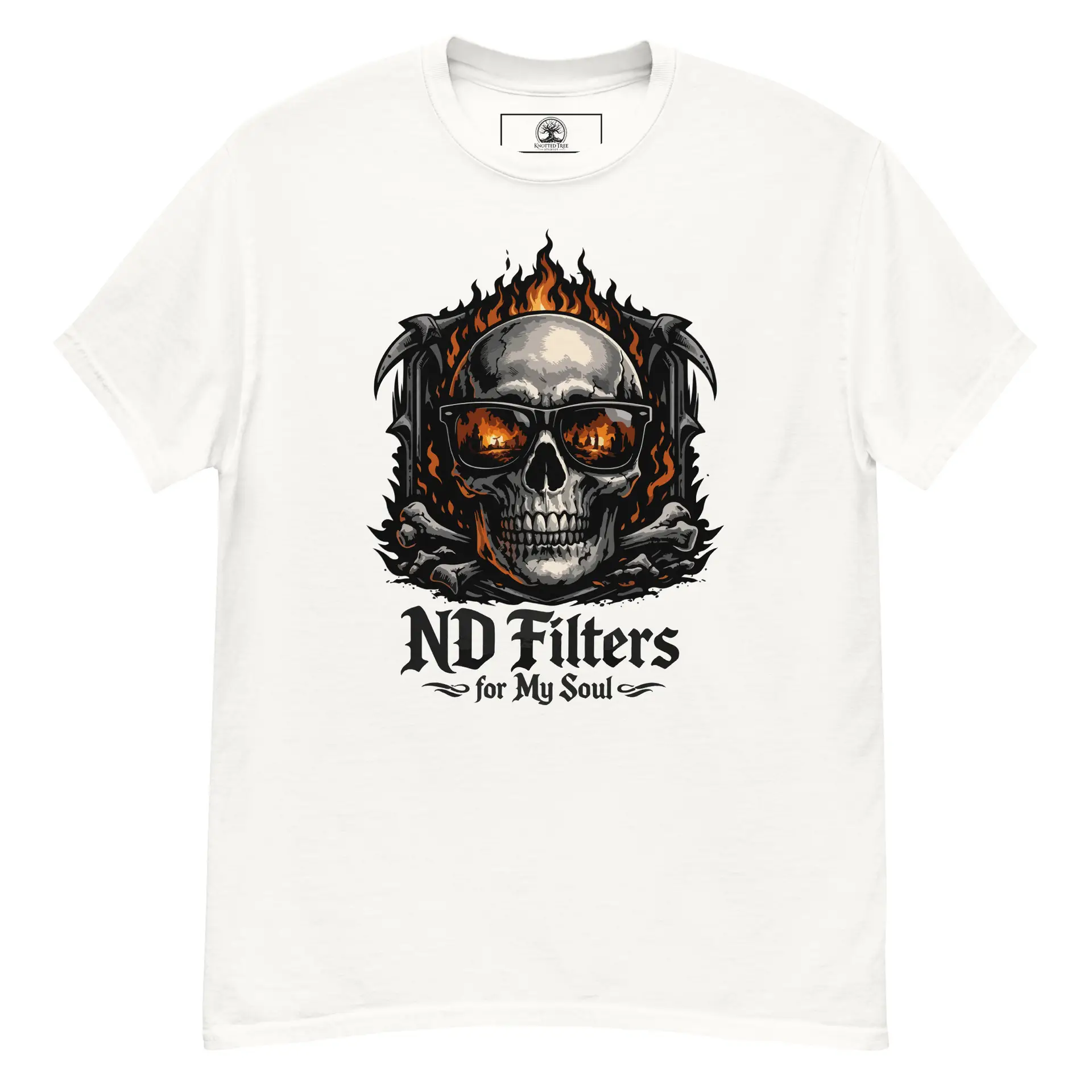 Dark Art Graphic Tee | ND Filters For My Soul | Knotted Tree Studios - Image 2