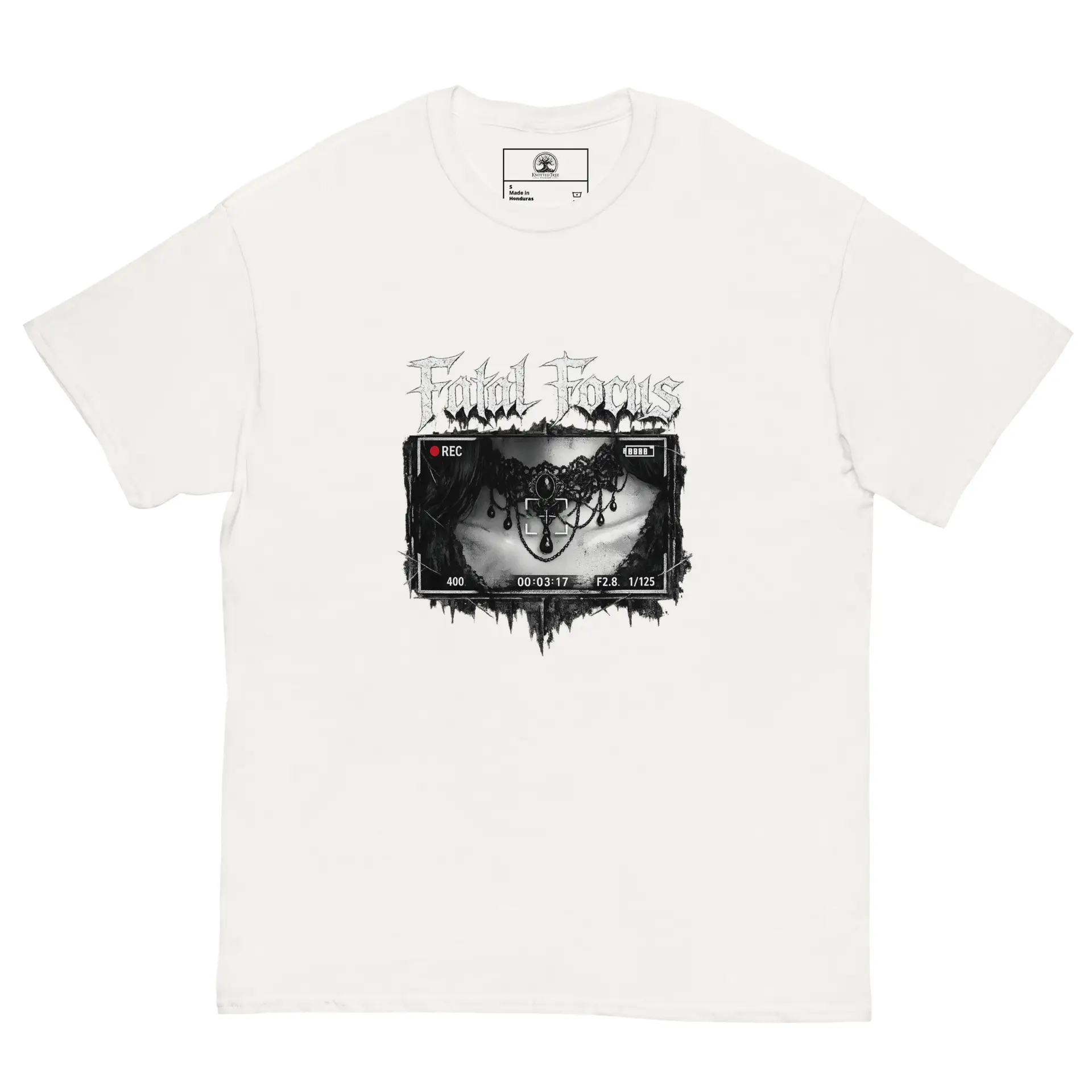Dark Art Graphic Tee | Fatal Focus | Knotted Tree Studios - Image 3