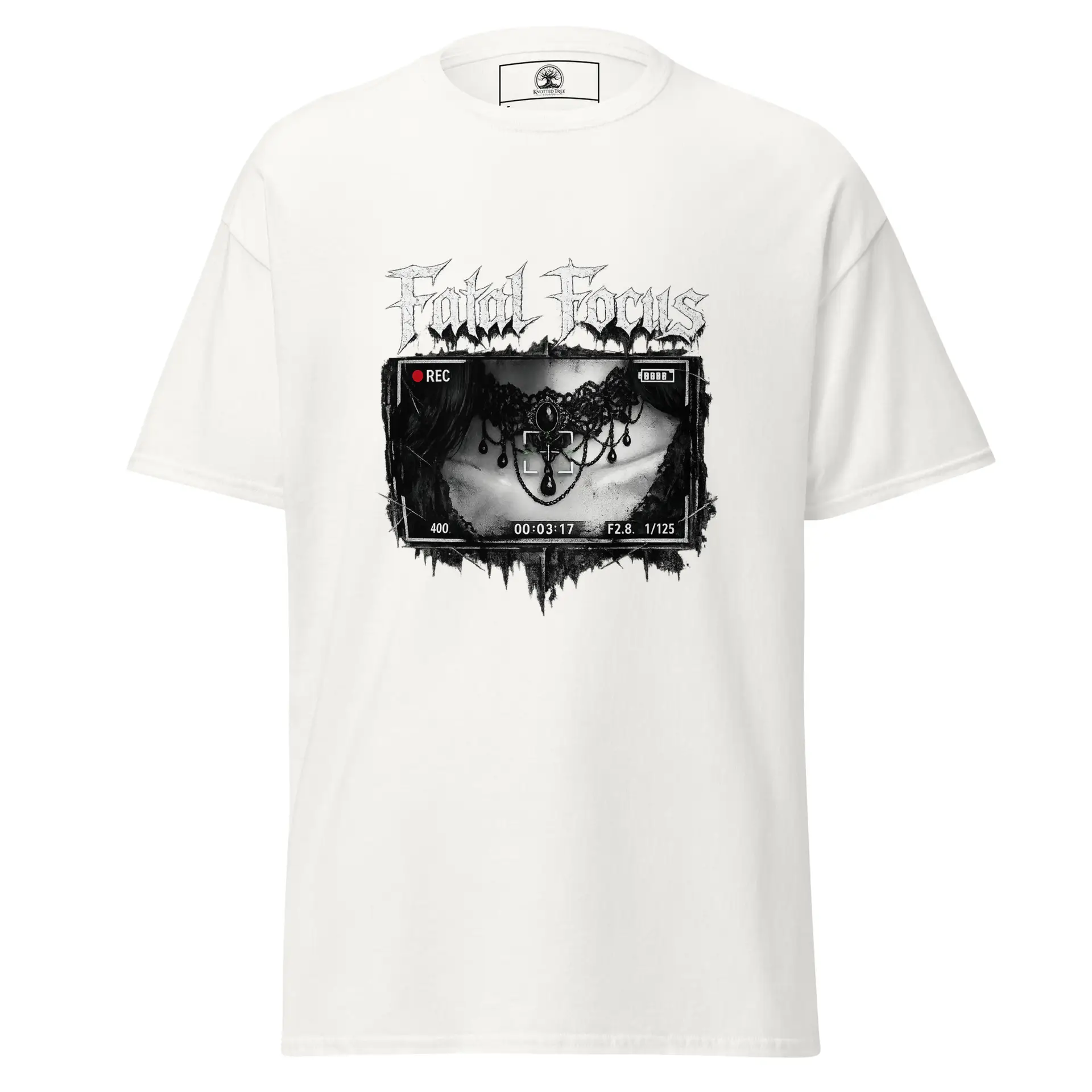 Dark Art Graphic Tee | Fatal Focus | Knotted Tree Studios - Image 2
