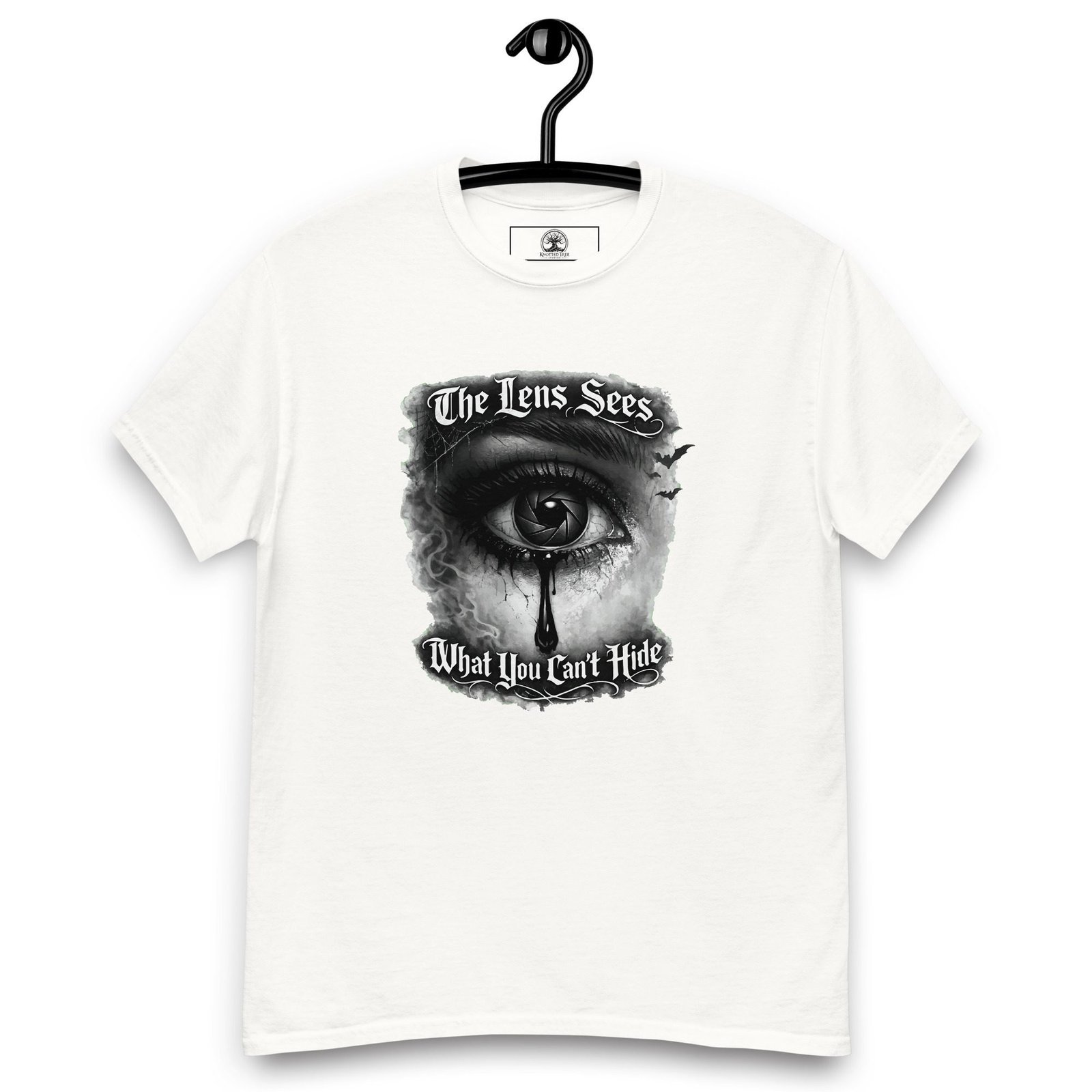 Dark Art Graphic Tee | The Lens Sees | Knotted Tree Studios - Image 4