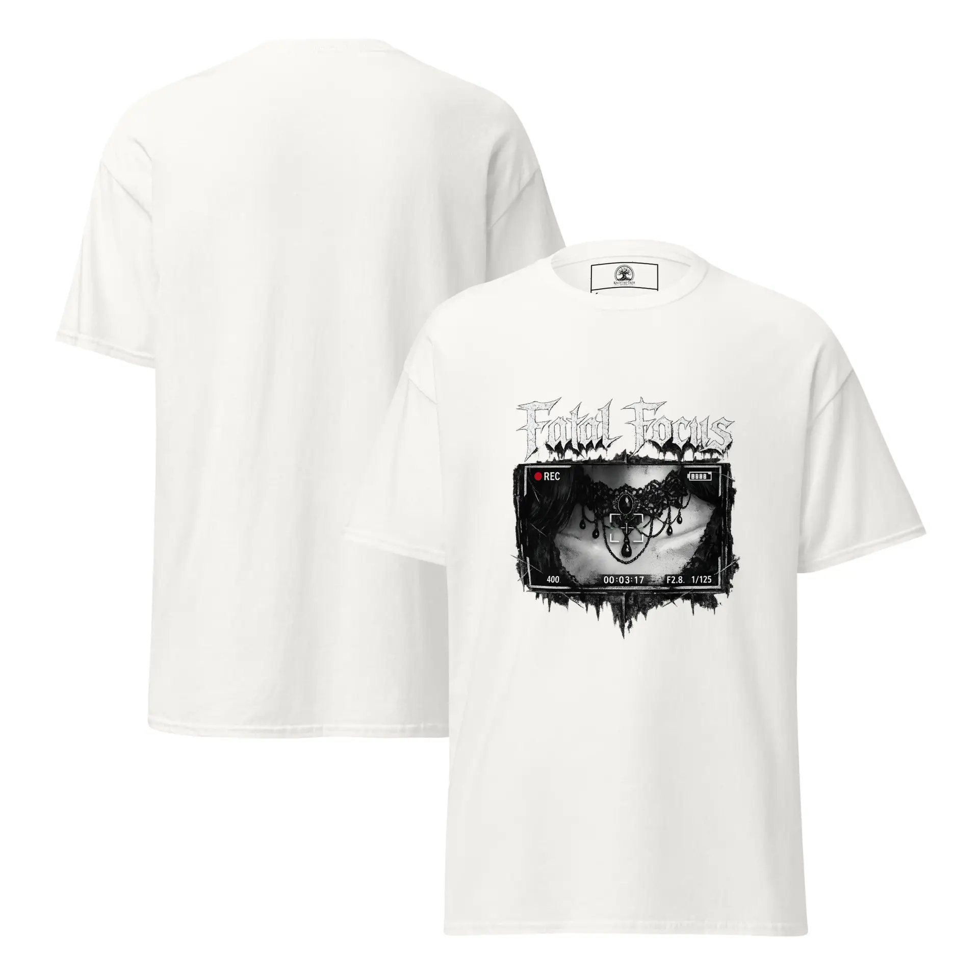 Dark Art Graphic Tee | Fatal Focus | Knotted Tree Studios - Image 4