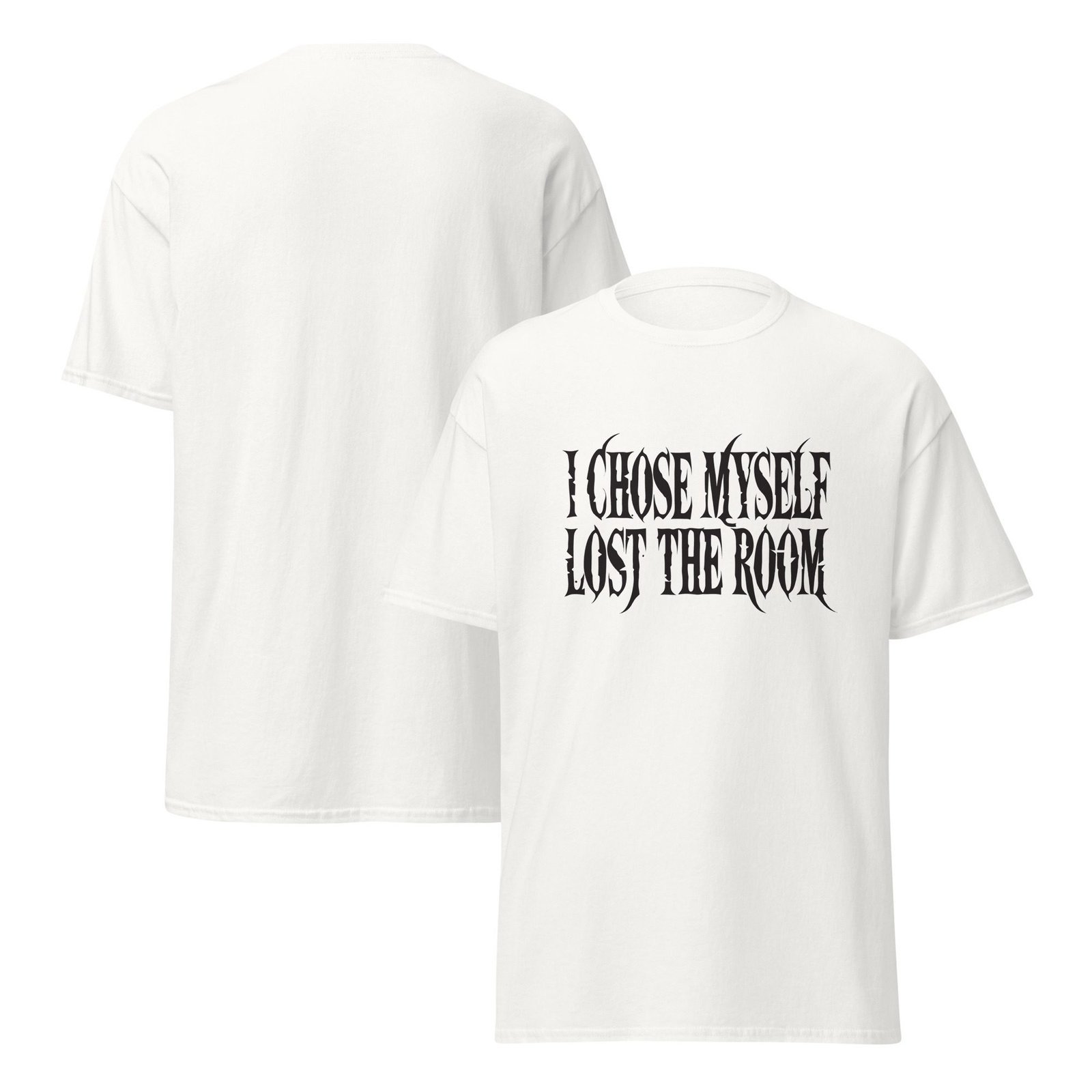 I CHOSE MYSELF. LOST THE ROOM. WHITE — The Quiet Dark Collection - Image 3