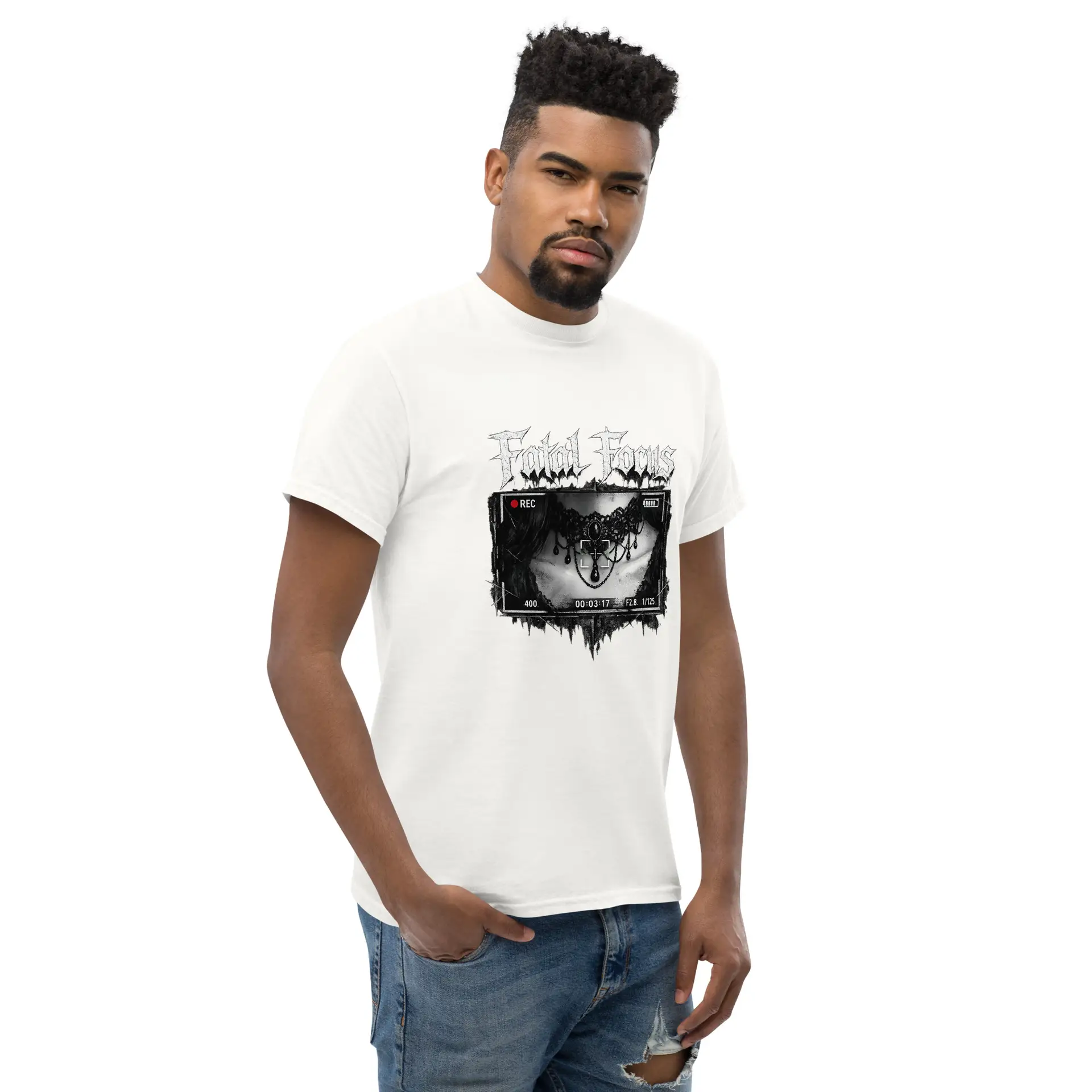 Dark Art Graphic Tee | Fatal Focus | Knotted Tree Studios - Image 5
