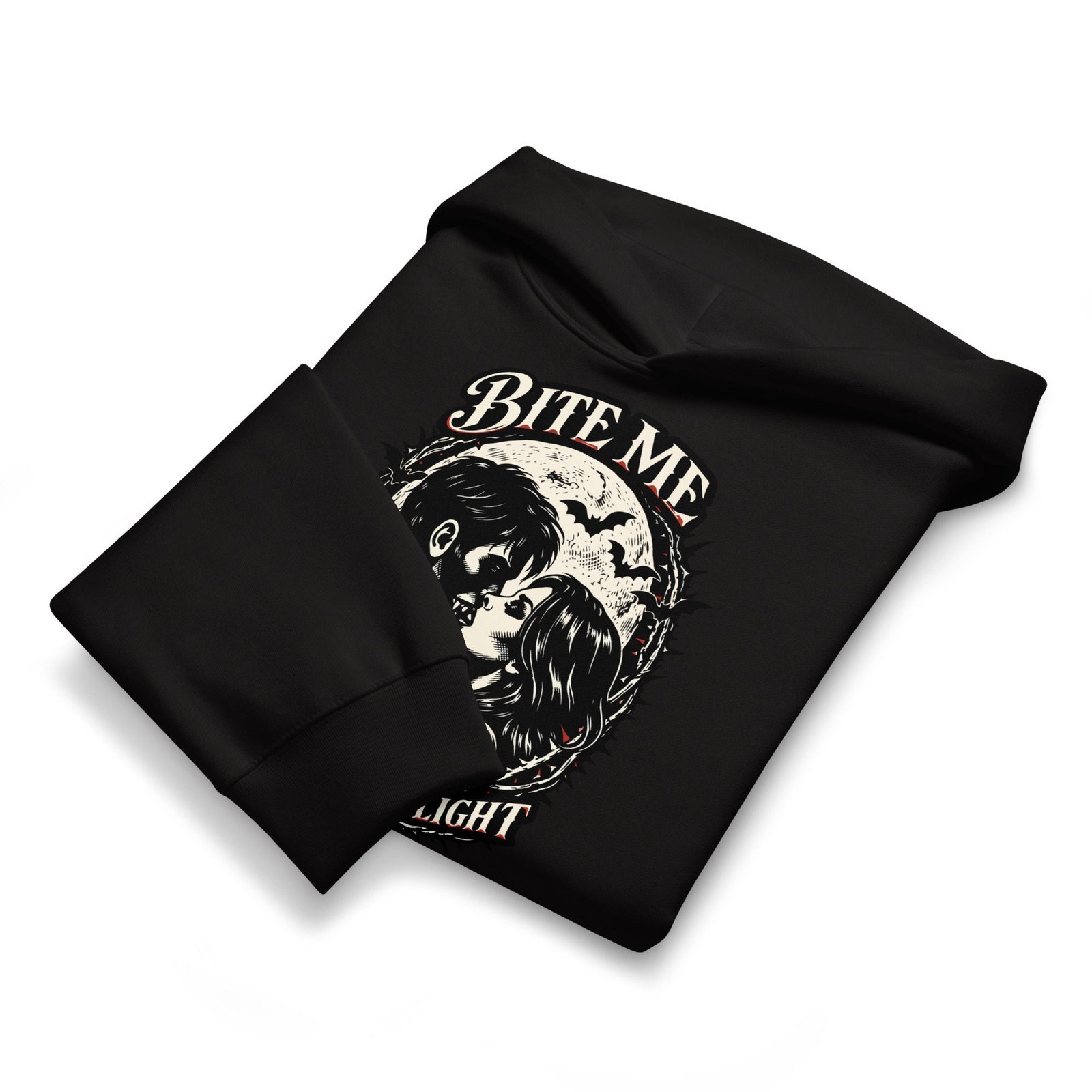 Dark Art Graphic Hoodie | Bite Me In The Moonlight | Knotted Tree Studios - Image 8