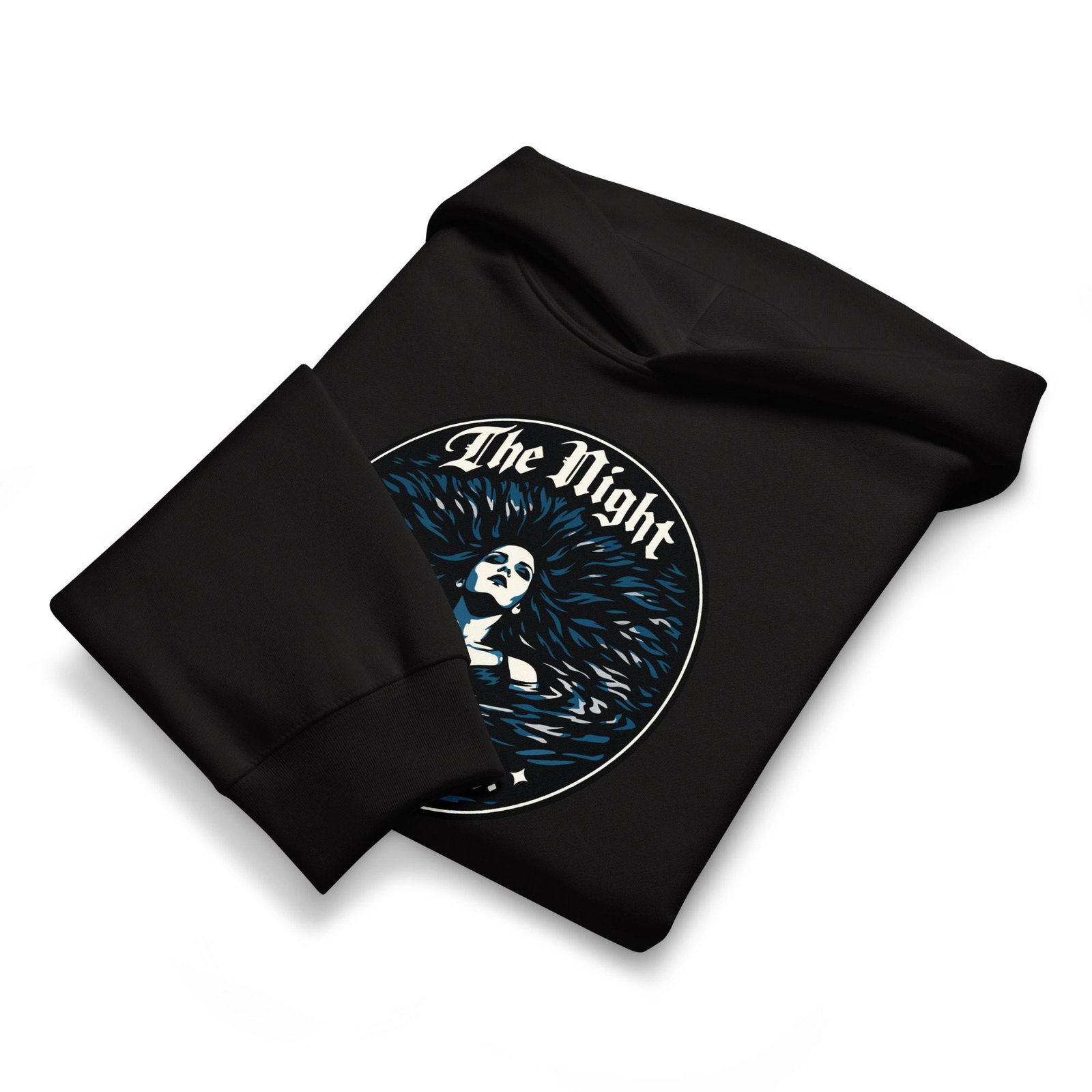 Dark Art Graphic Hoodie | The Night Is My Studio | Knotted Tree Studios - Image 9