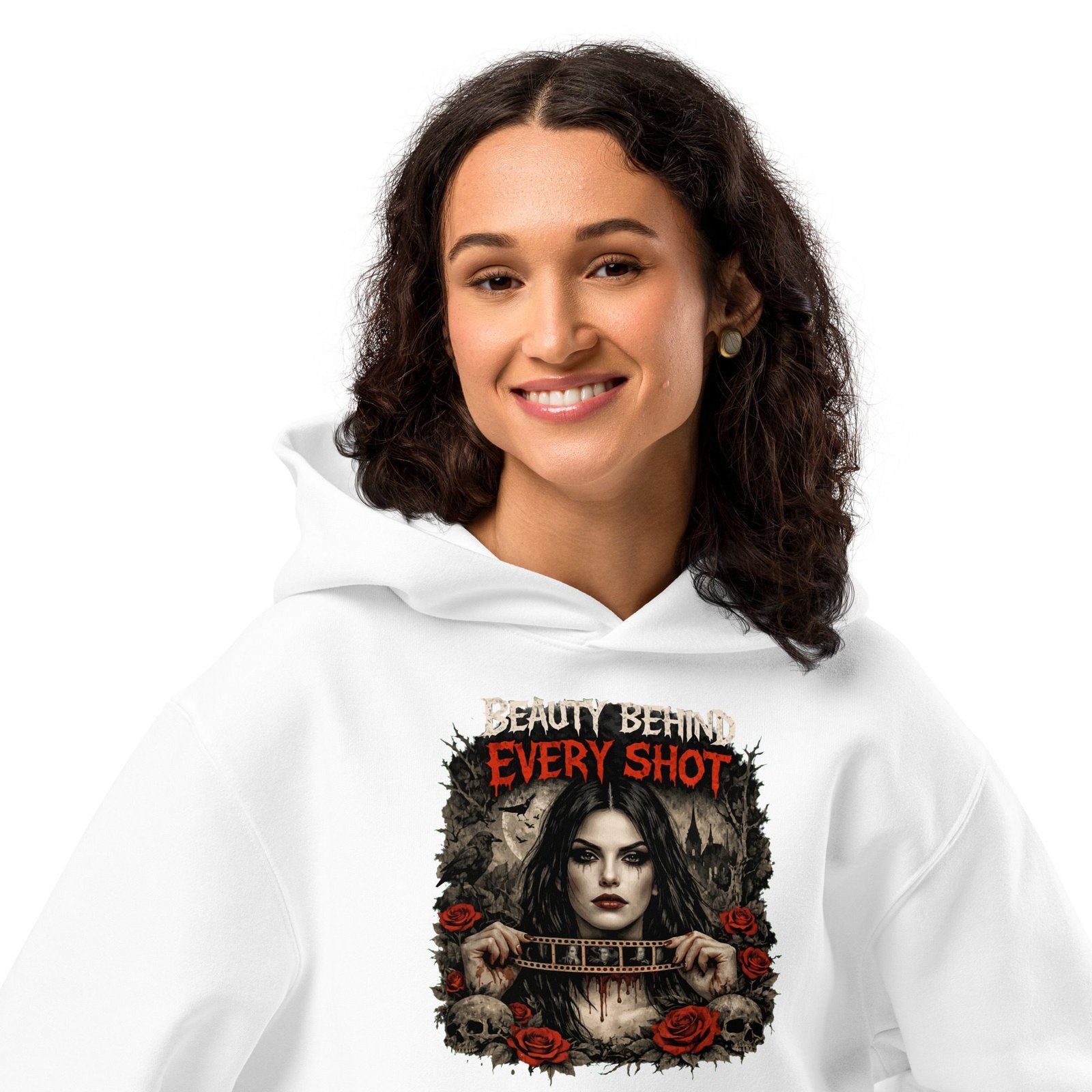 Photographers Graphic Hoodie | Beauty Behind Every Shot | Knotted Tree Studios - Image 3