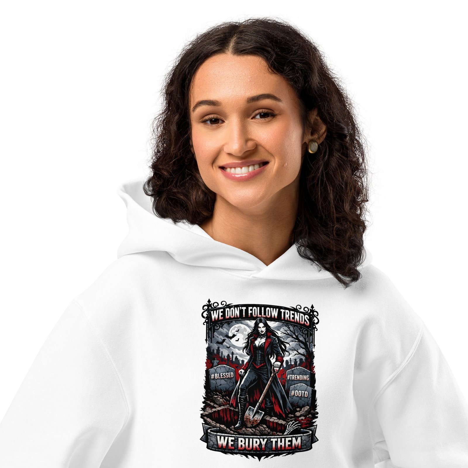 Dark Art Graphic Hoodie | We Bury Trends | Knotted Tree Studios - Image 3