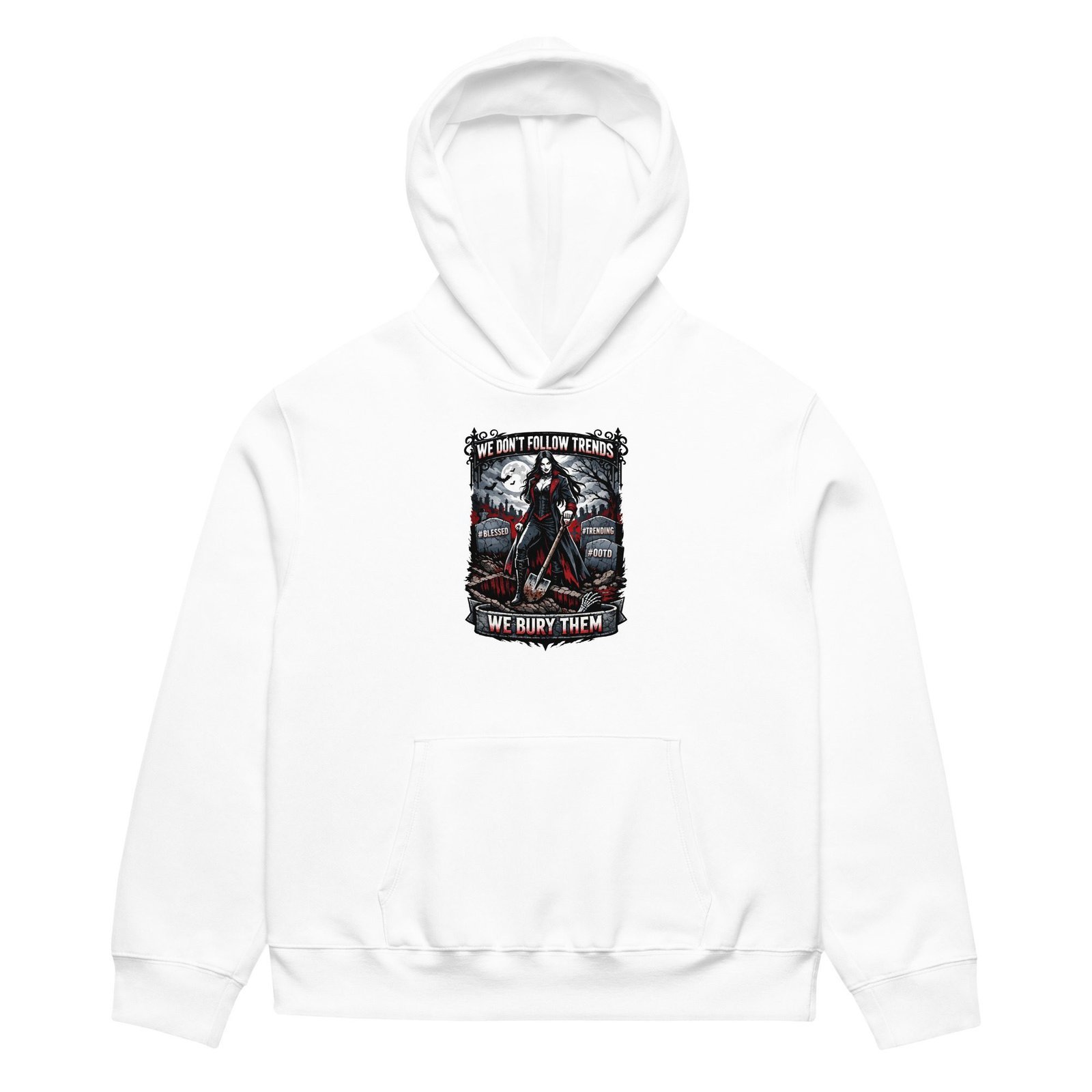 Dark Art Graphic Hoodie | We Bury Trends | Knotted Tree Studios - Image 6