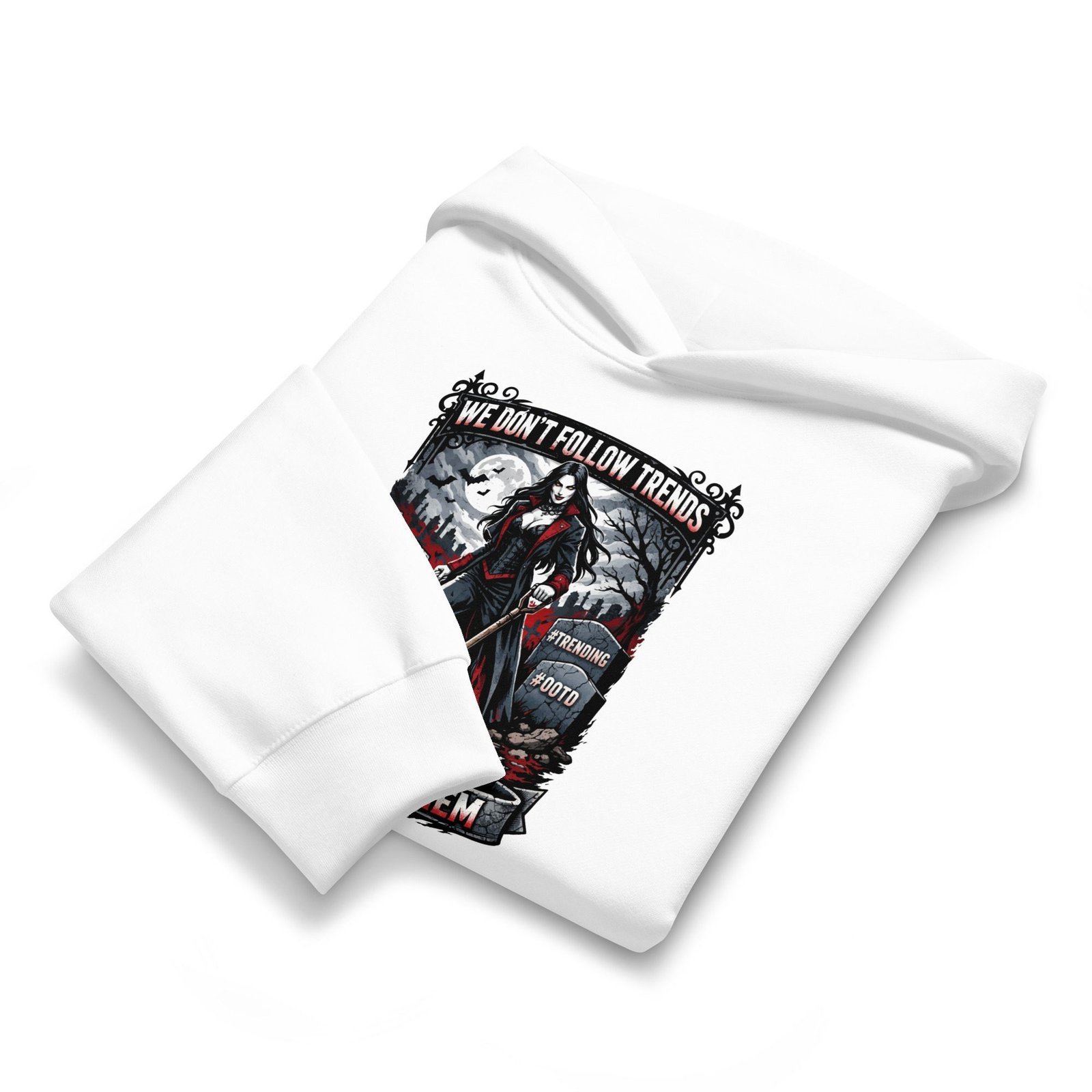 Dark Art Graphic Hoodie | We Bury Trends | Knotted Tree Studios - Image 2