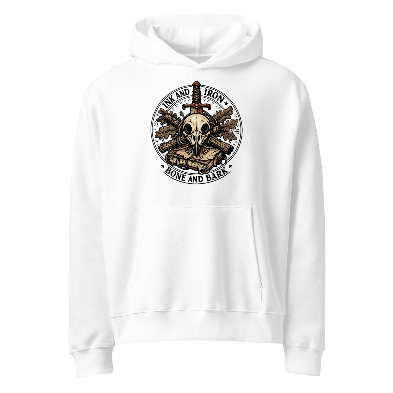 Dark Art Graphic Hoodie | Ink and Iron | Knotted Tree Studios