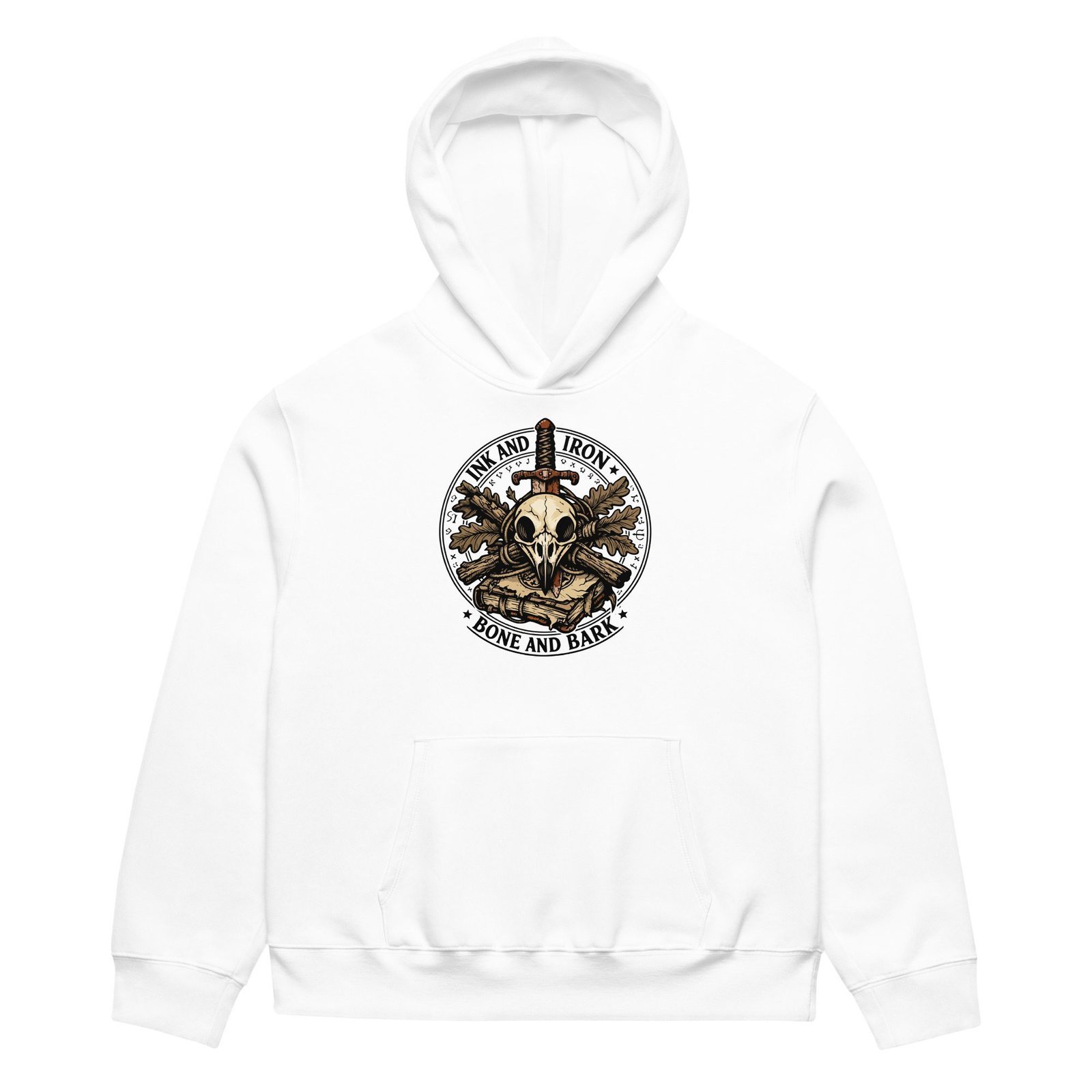 Dark Art Graphic Hoodie | Ink and Iron | Knotted Tree Studios - Image 2