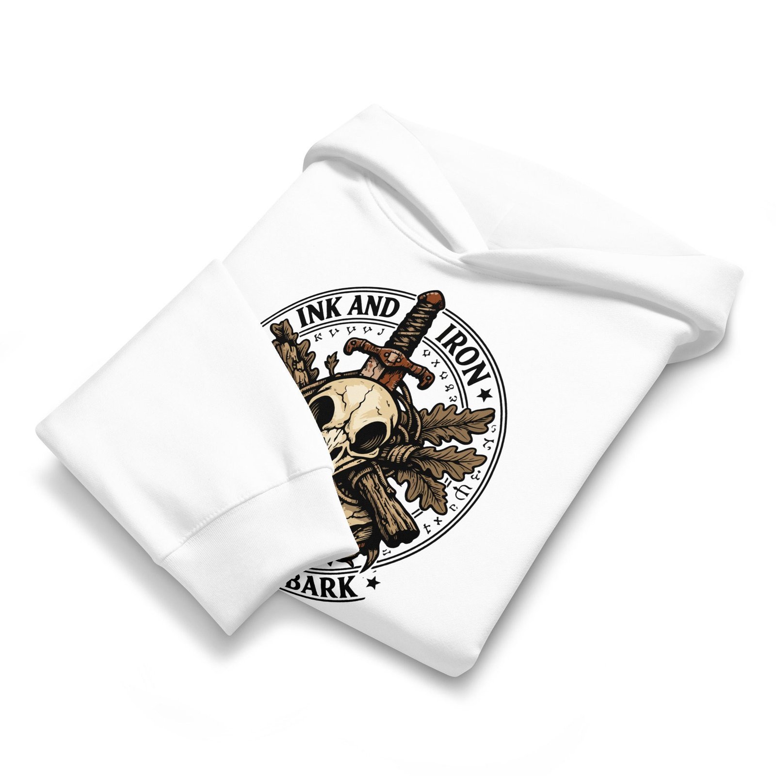 Dark Art Graphic Hoodie | Ink and Iron | Knotted Tree Studios - Image 6