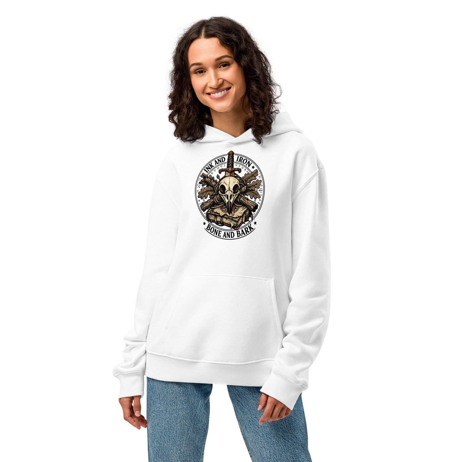 Dark Art Graphic Hoodie | Ink and Iron | Knotted Tree Studios - Image 4