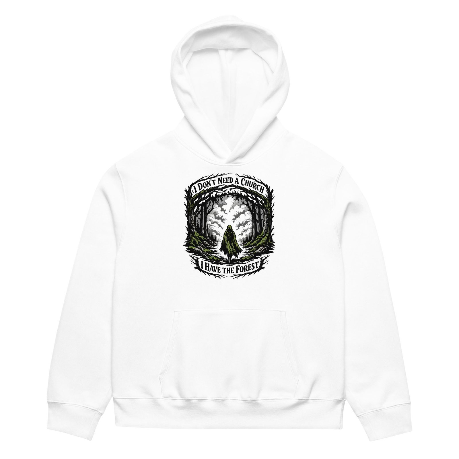 Dark Art Graphic Hoodie | I Have The Forest | Knotted Tree Studios - Image 2