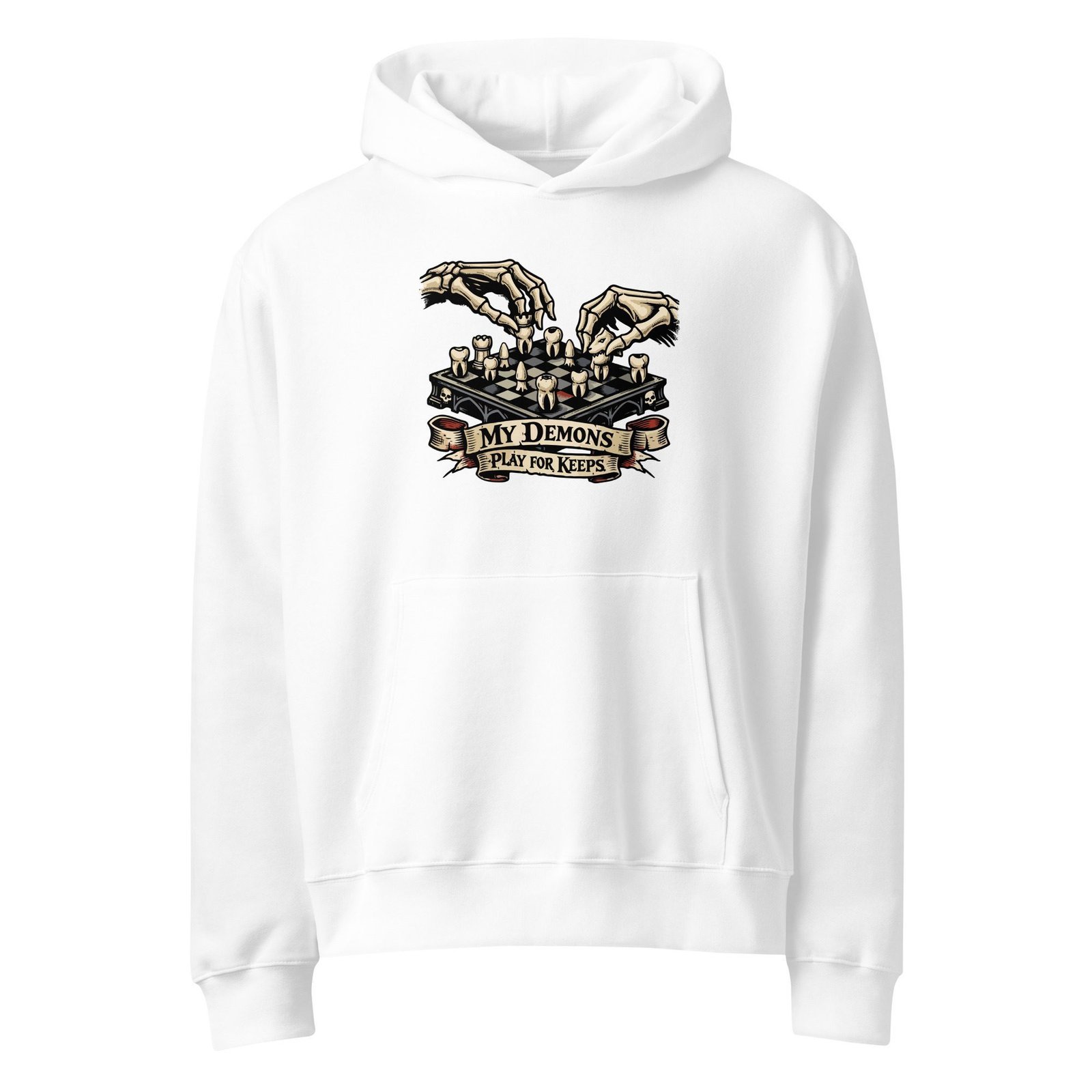 Dark Art Graphic Hoodie | Play For Keeps | Knotted Tree Studios - Image 2