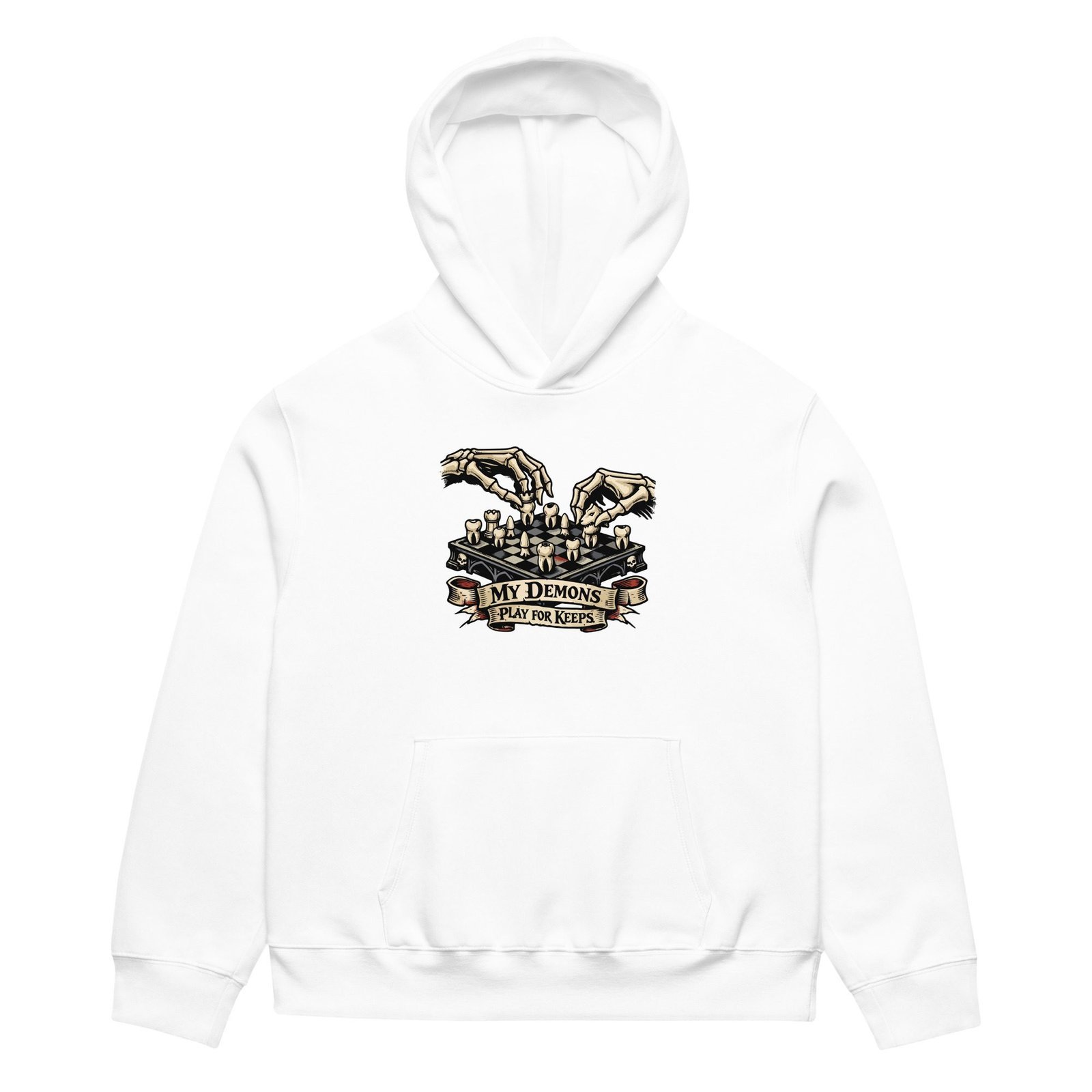 Dark Art Graphic Hoodie | Play For Keeps | Knotted Tree Studios - Image 3