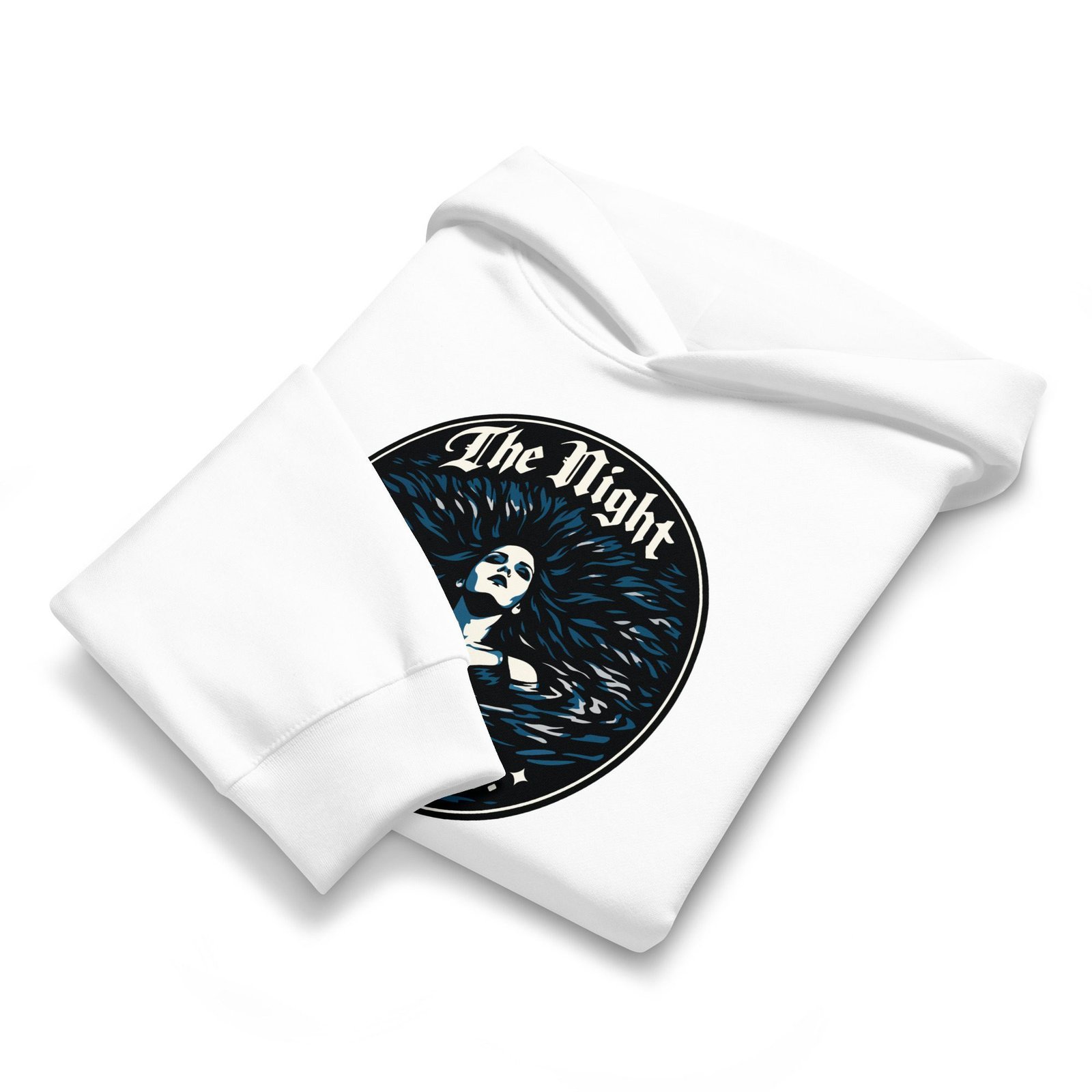 Dark Art Graphic Hoodie | The Night Is My Studio | Knotted Tree Studios - Image 8