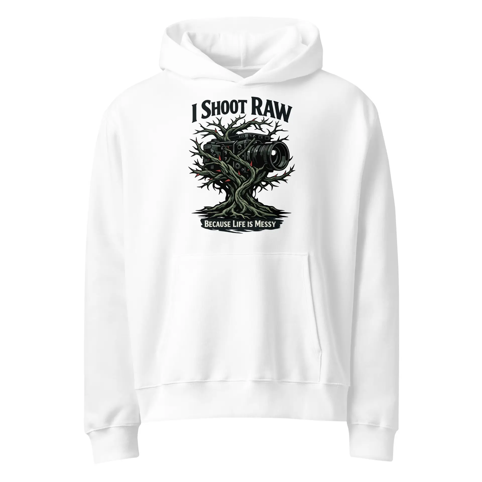 Dark Art Graphic Hoodie | I Shoot Raw | Knotted Tree Studios