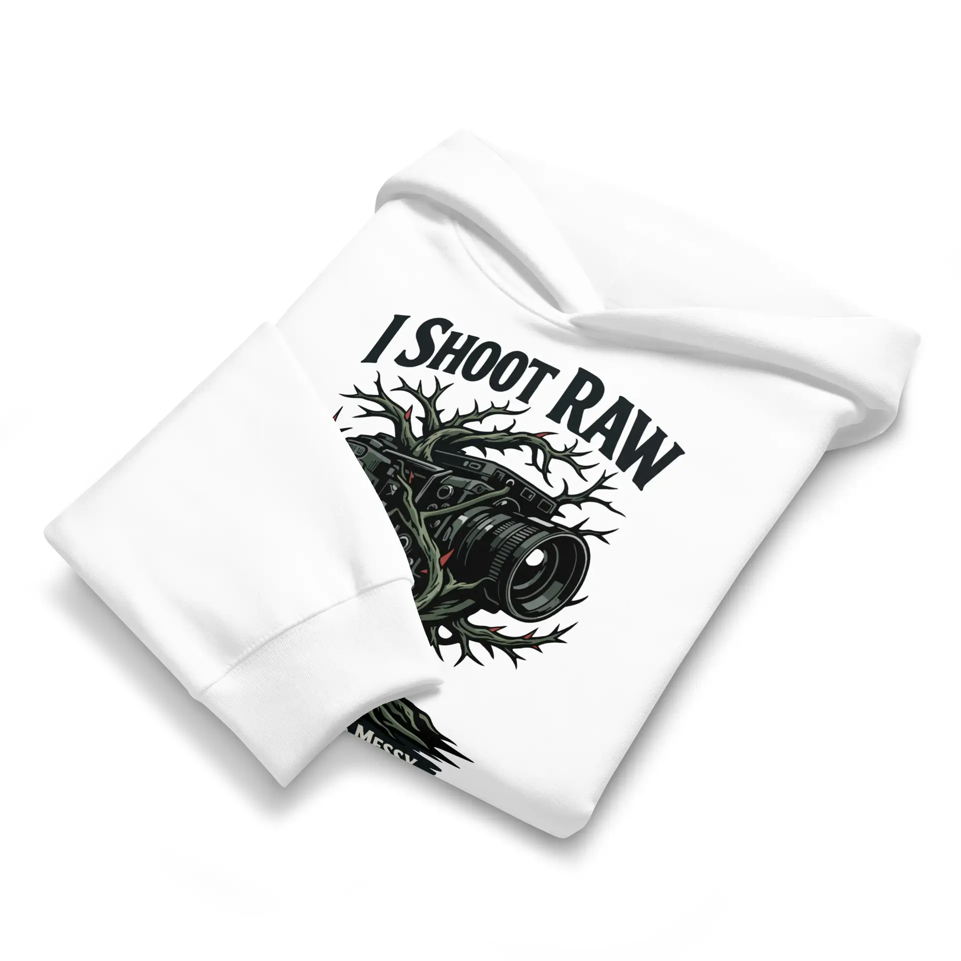 Dark Art Graphic Hoodie | I Shoot Raw | Knotted Tree Studios - Image 2
