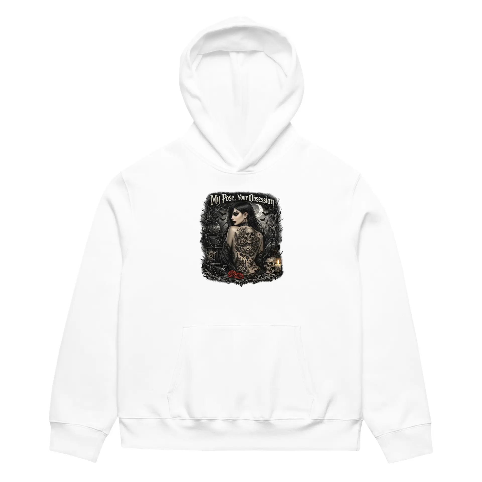Dark Art Graphic Hoodie | My Pose Your Obsession | Knotted Tree Studios - Image 2