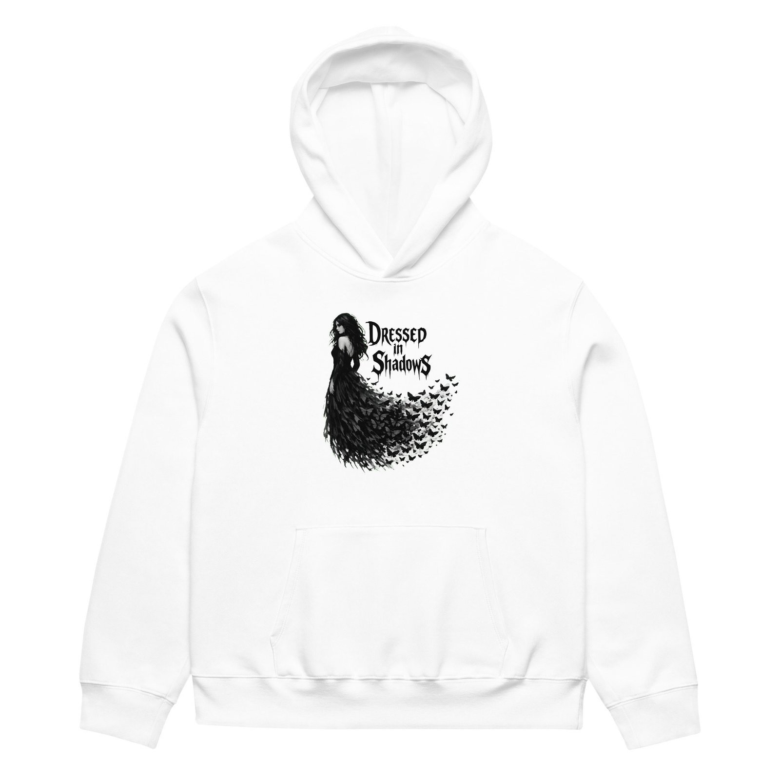 Dark Art Graphic Hoodie | Dressed In Shadows | Knotted Tree Studios - Image 2