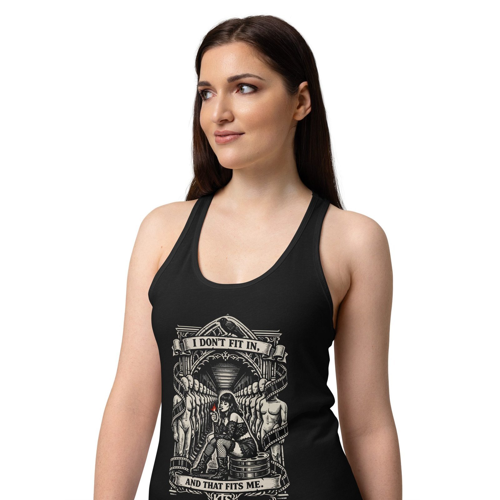 Women’s Dark Art Tank Top | That Fits Me | Knotted Tree Studios - Image 4