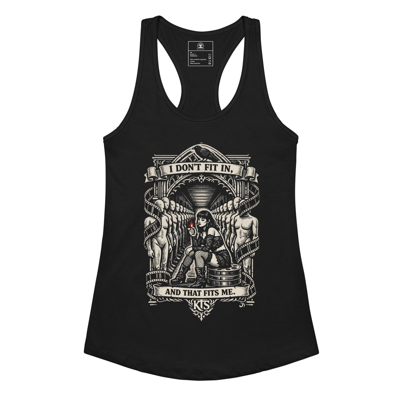 Women’s Dark Art Tank Top | That Fits Me | Knotted Tree Studios - Image 3