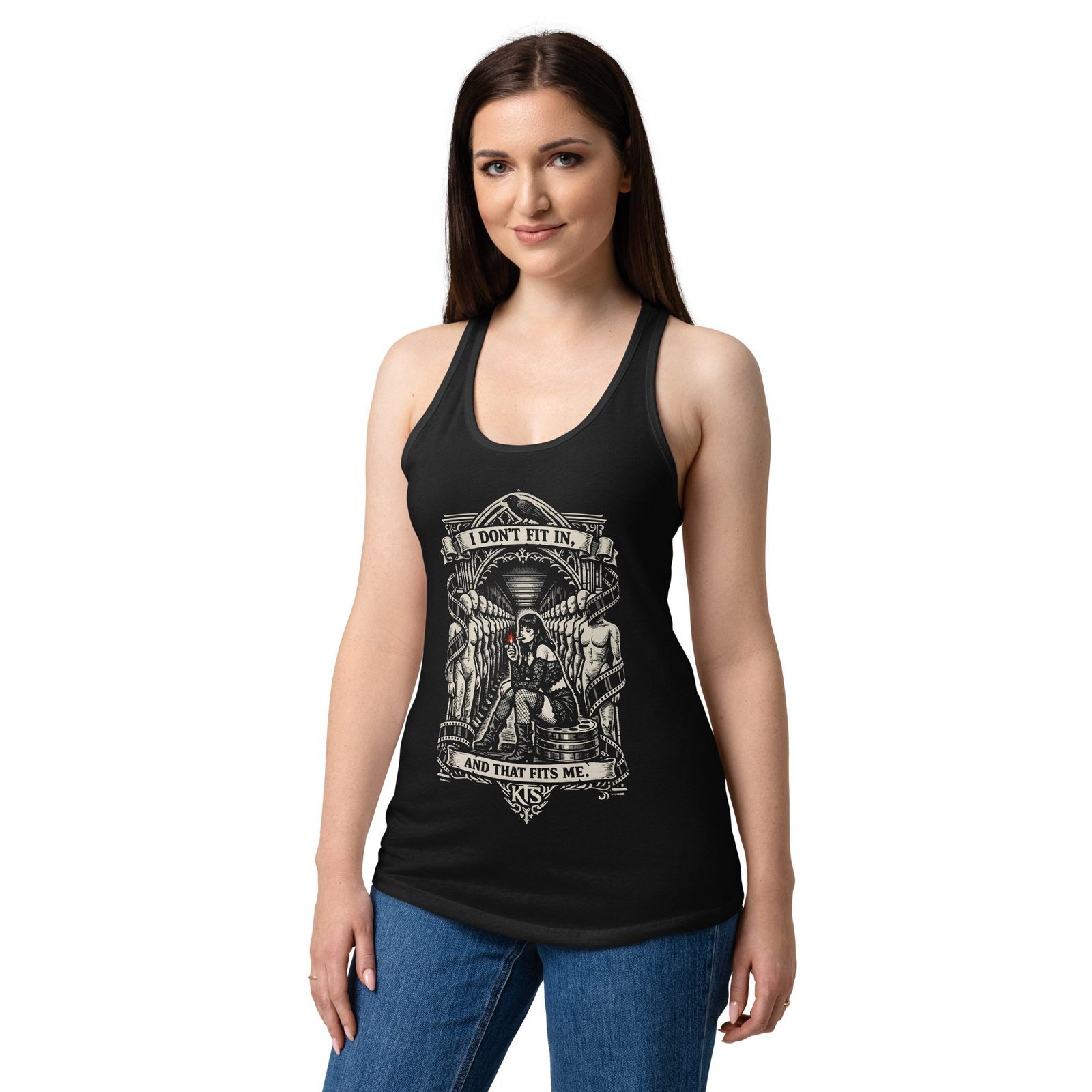 Women’s Dark Art Tank Top | That Fits Me | Knotted Tree Studios - Image 6