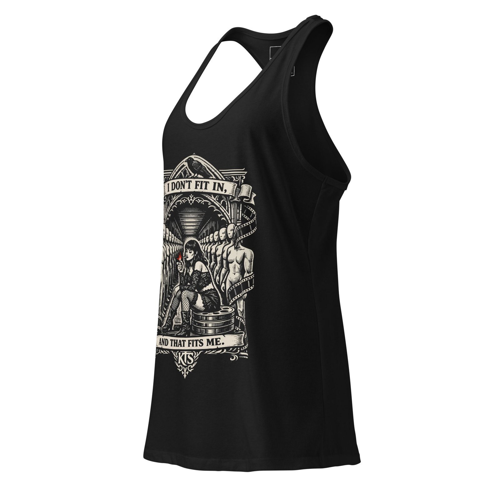 Women’s Dark Art Tank Top | That Fits Me | Knotted Tree Studios - Image 2