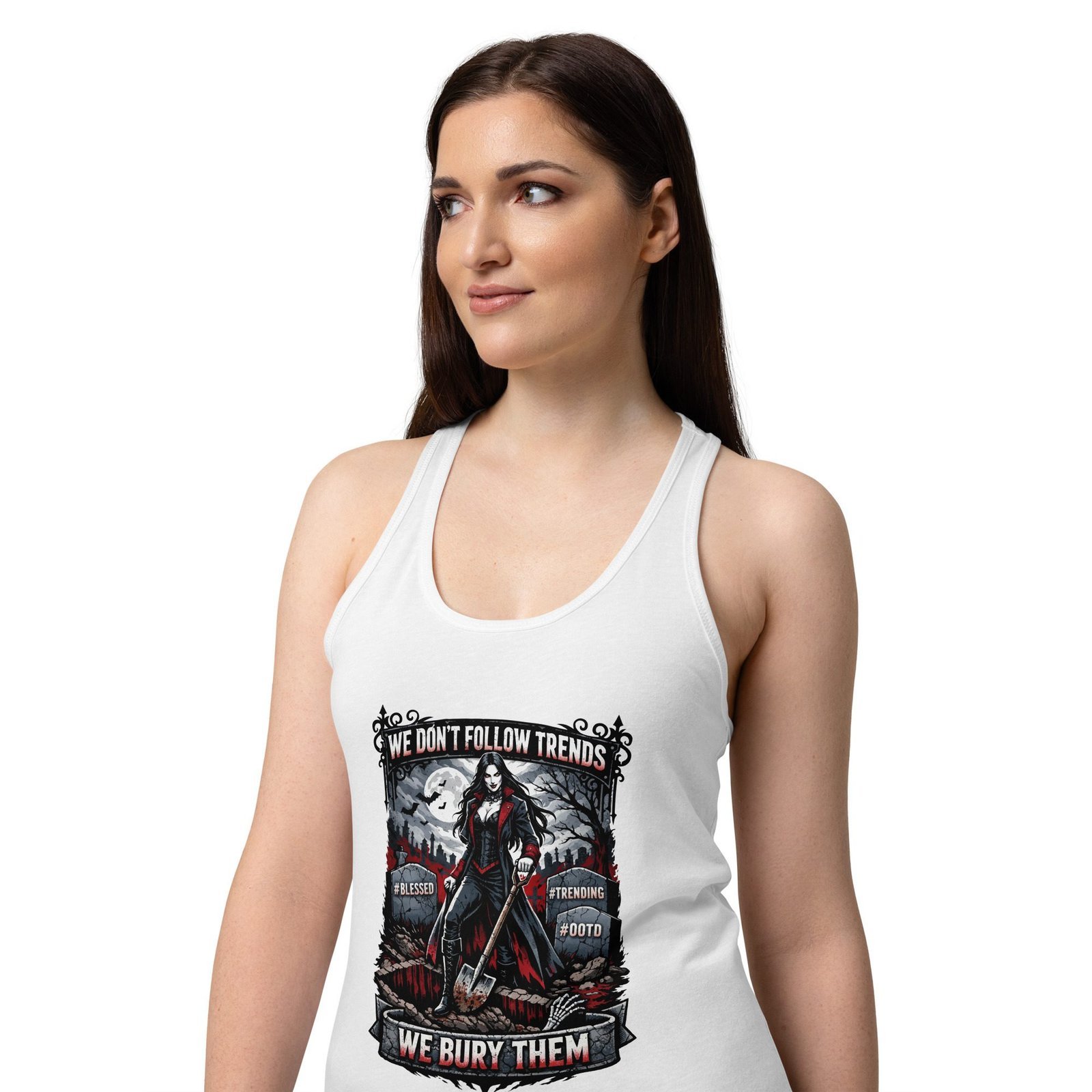 Women’s Dark Art Tank Top | We Bury Trends | Knotted Tree Studios - Image 5