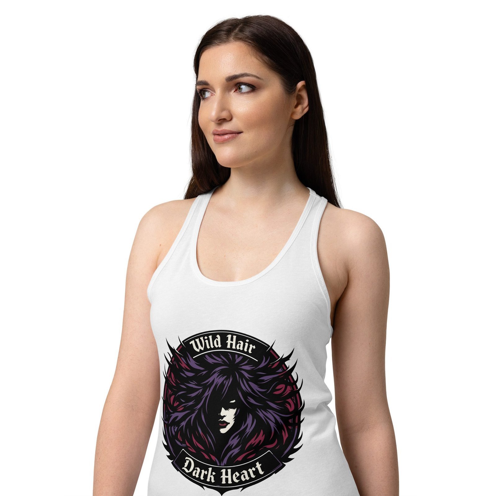 Women’s Dark Art Tank Top | Wild Hair, Dark Heart | Knotted Tree Studios - Image 6